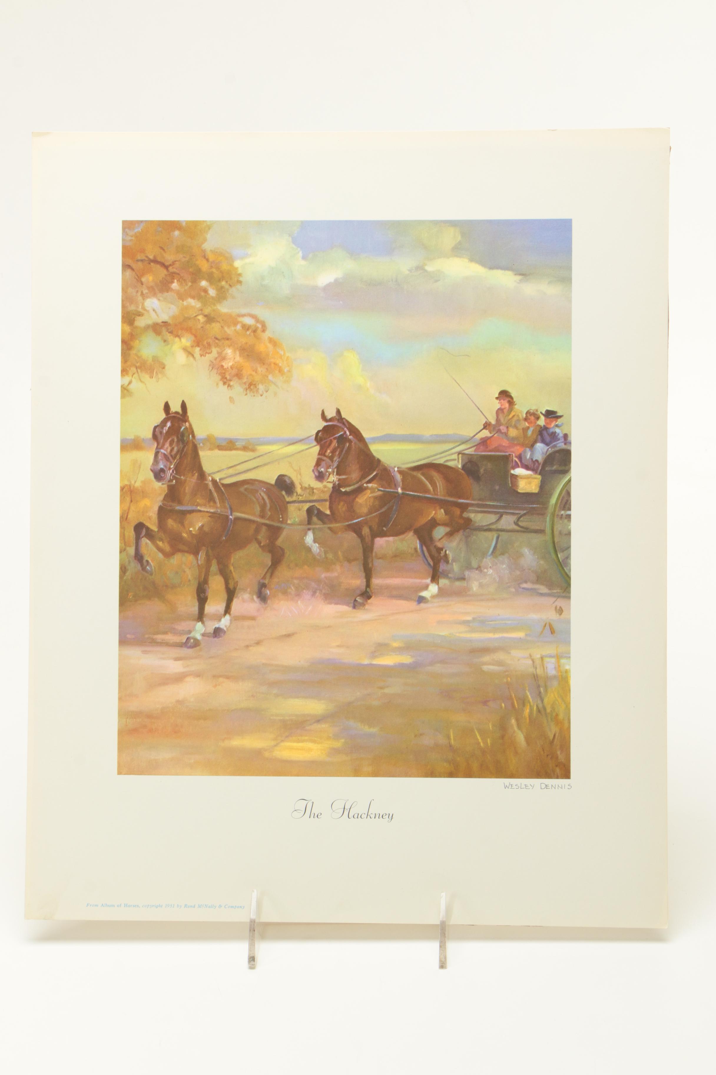 Wesley Dennis Offset Lithographs After "Portfolio of Horses"
