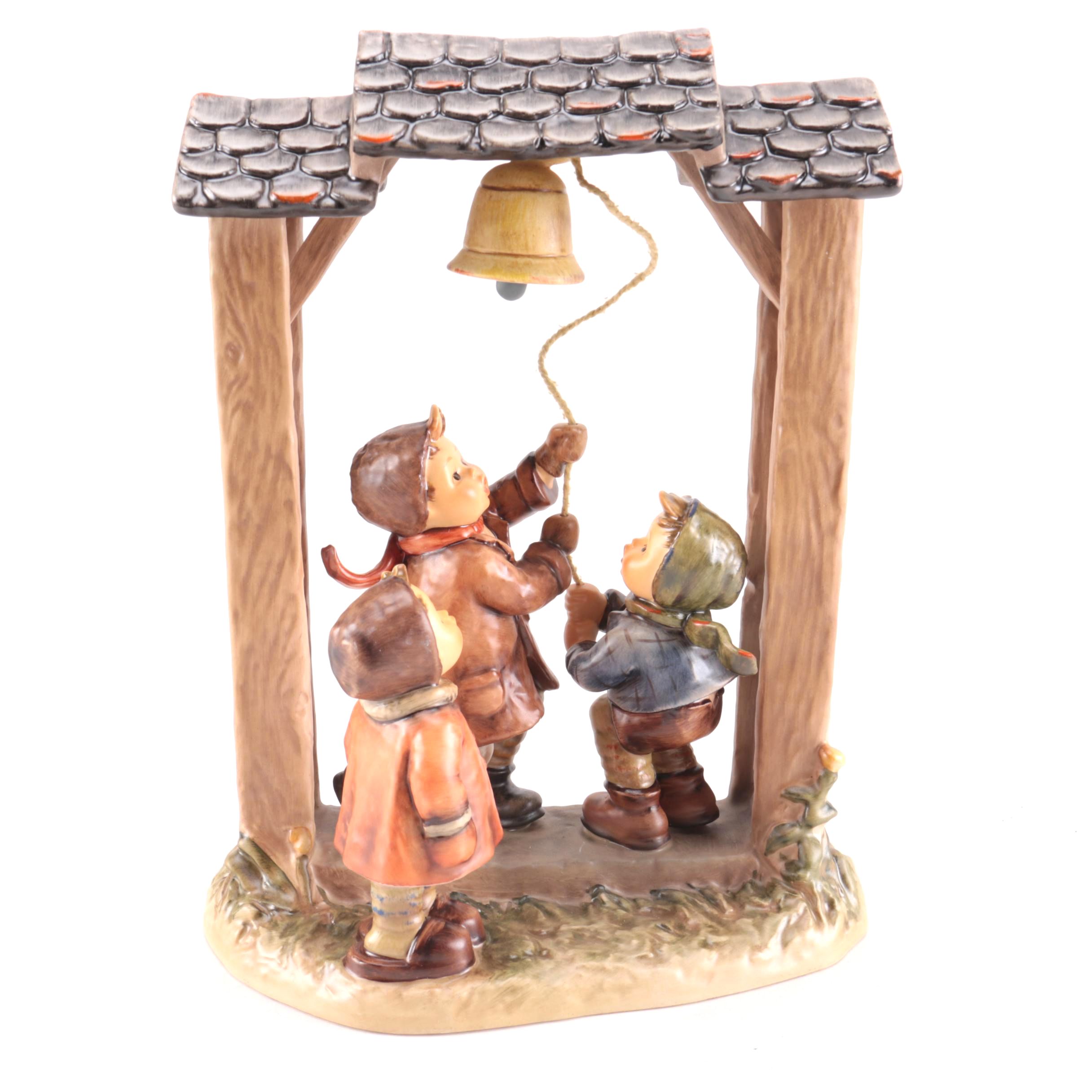 1990 Goebel Hummel "Let's Tell The World" Porcelain Figurine