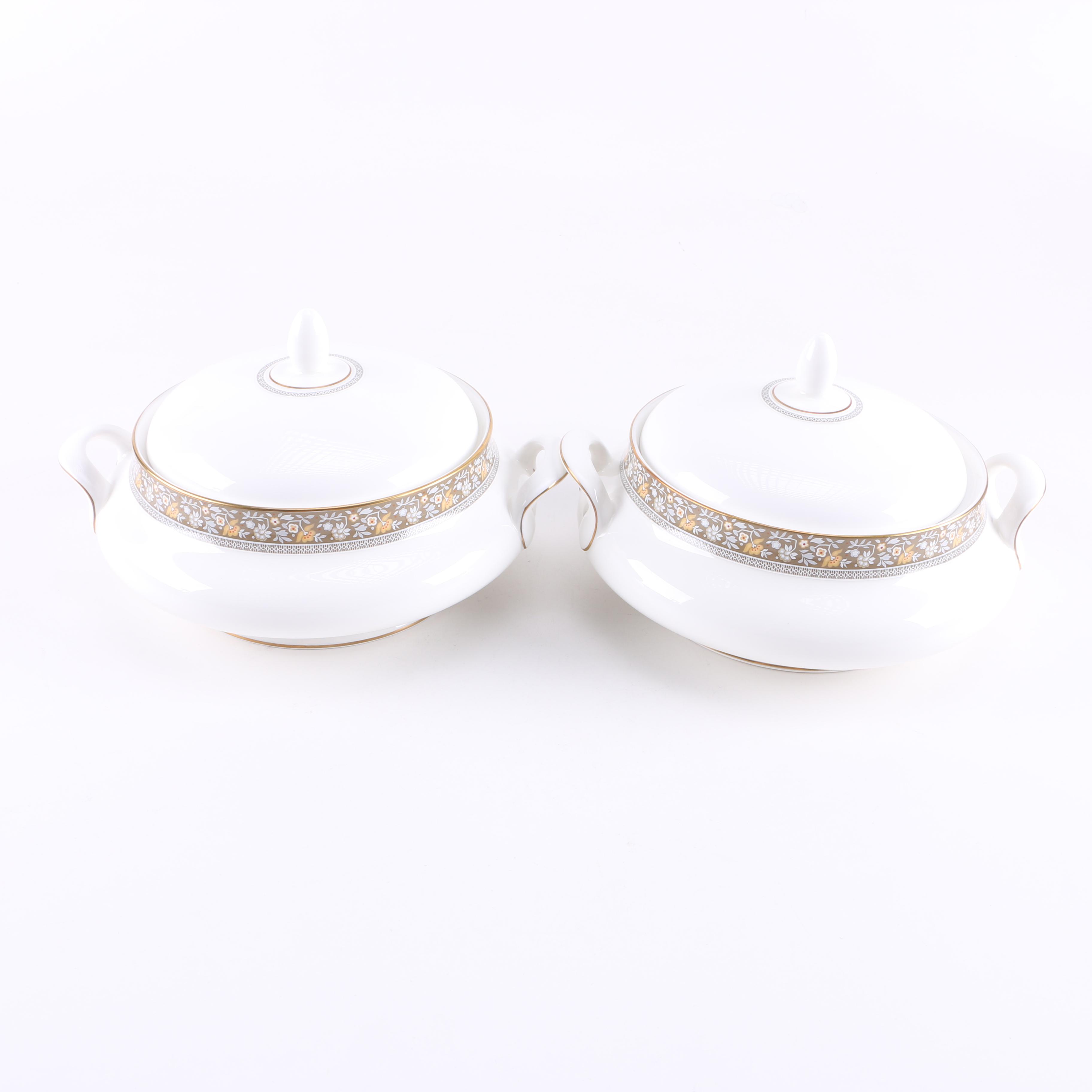 Royal Doulton "Maplewood" Bone China Covered Vegetable Dishes C. 1972 - 1979