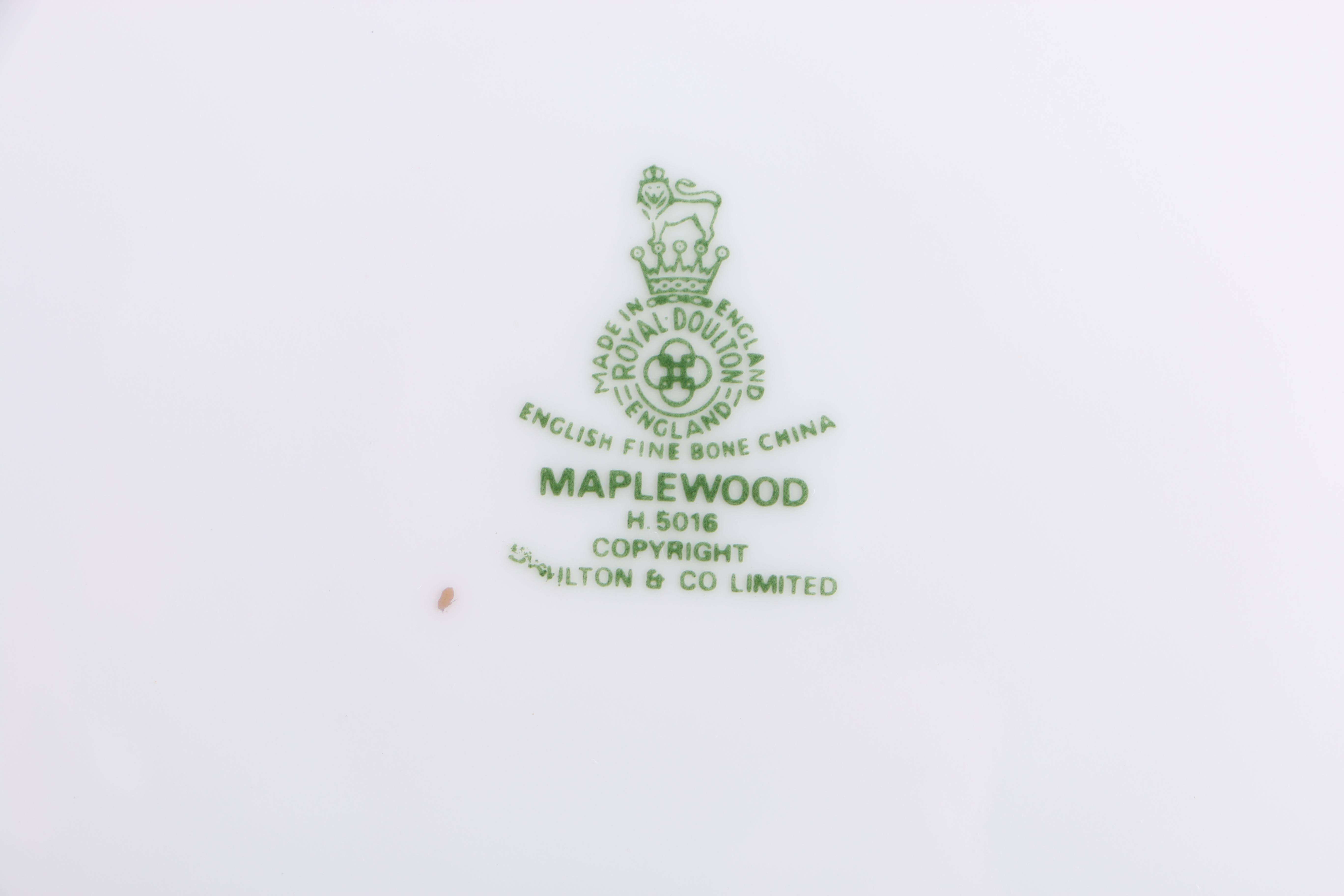 Royal Doulton "Maplewood" Bone China Covered Vegetable Dishes C. 1972 - 1979