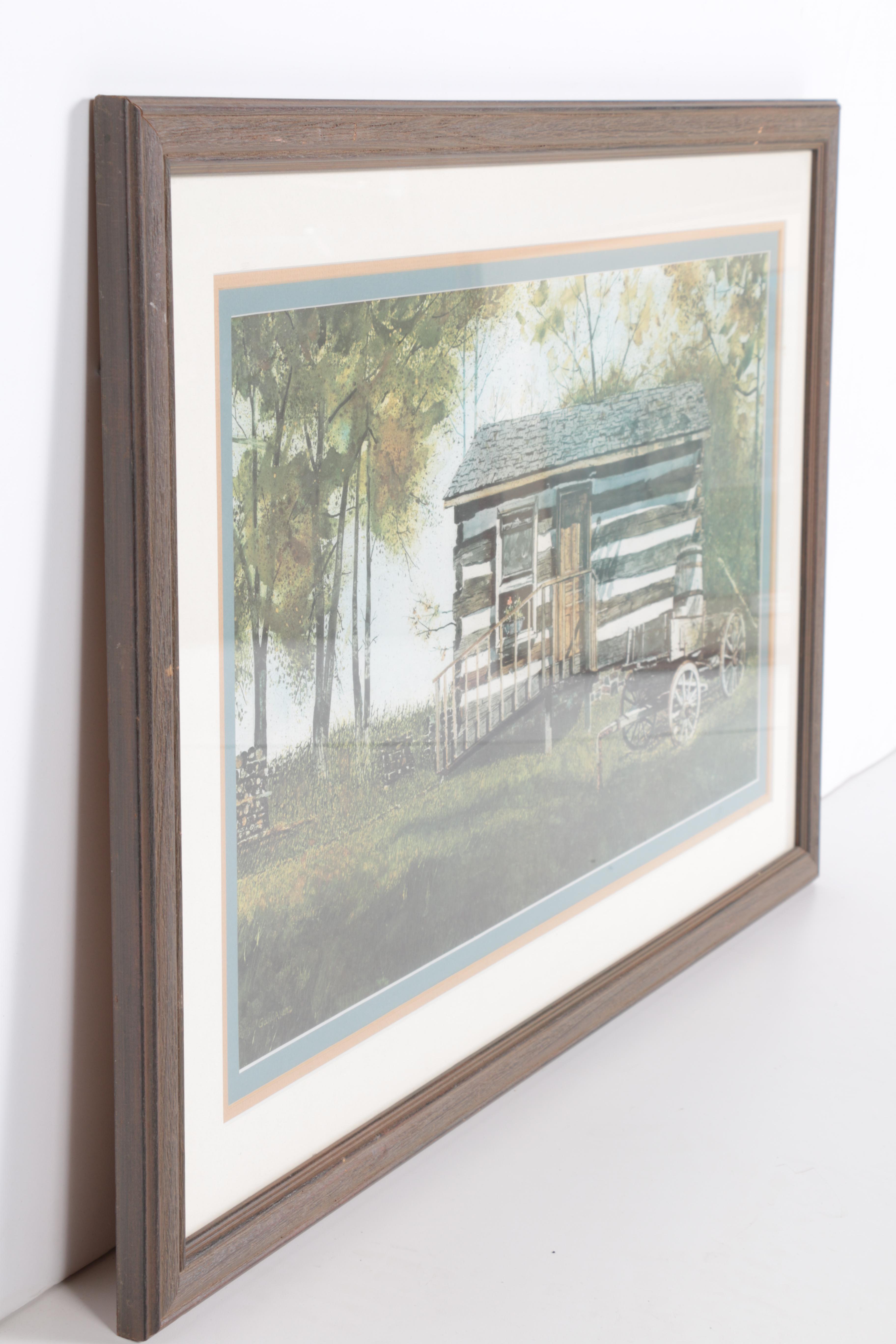 Gary Akers and John Aebi Offset Lithographs of Landscapes