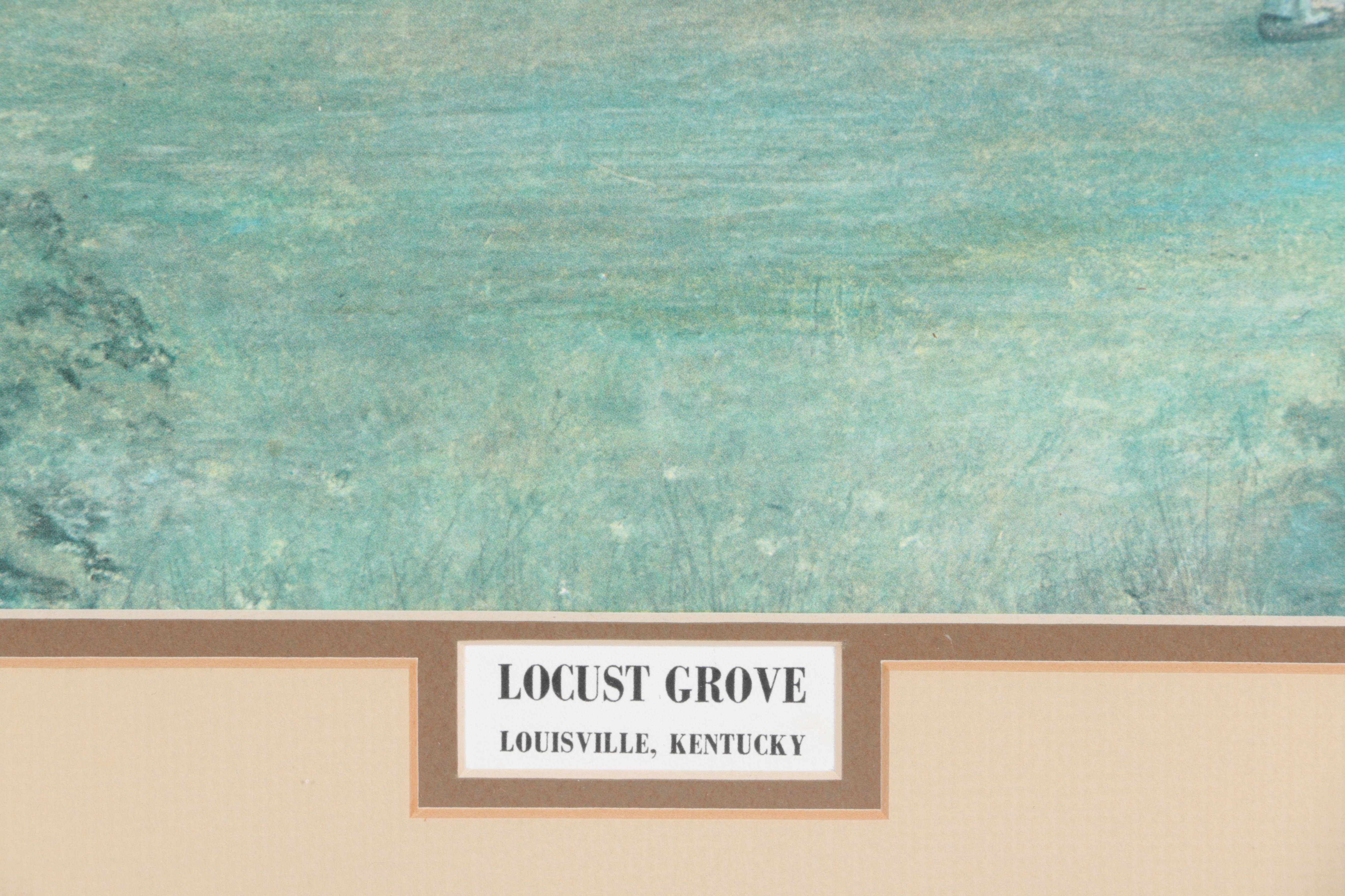 Gary Akers and John Aebi Offset Lithographs of Landscapes