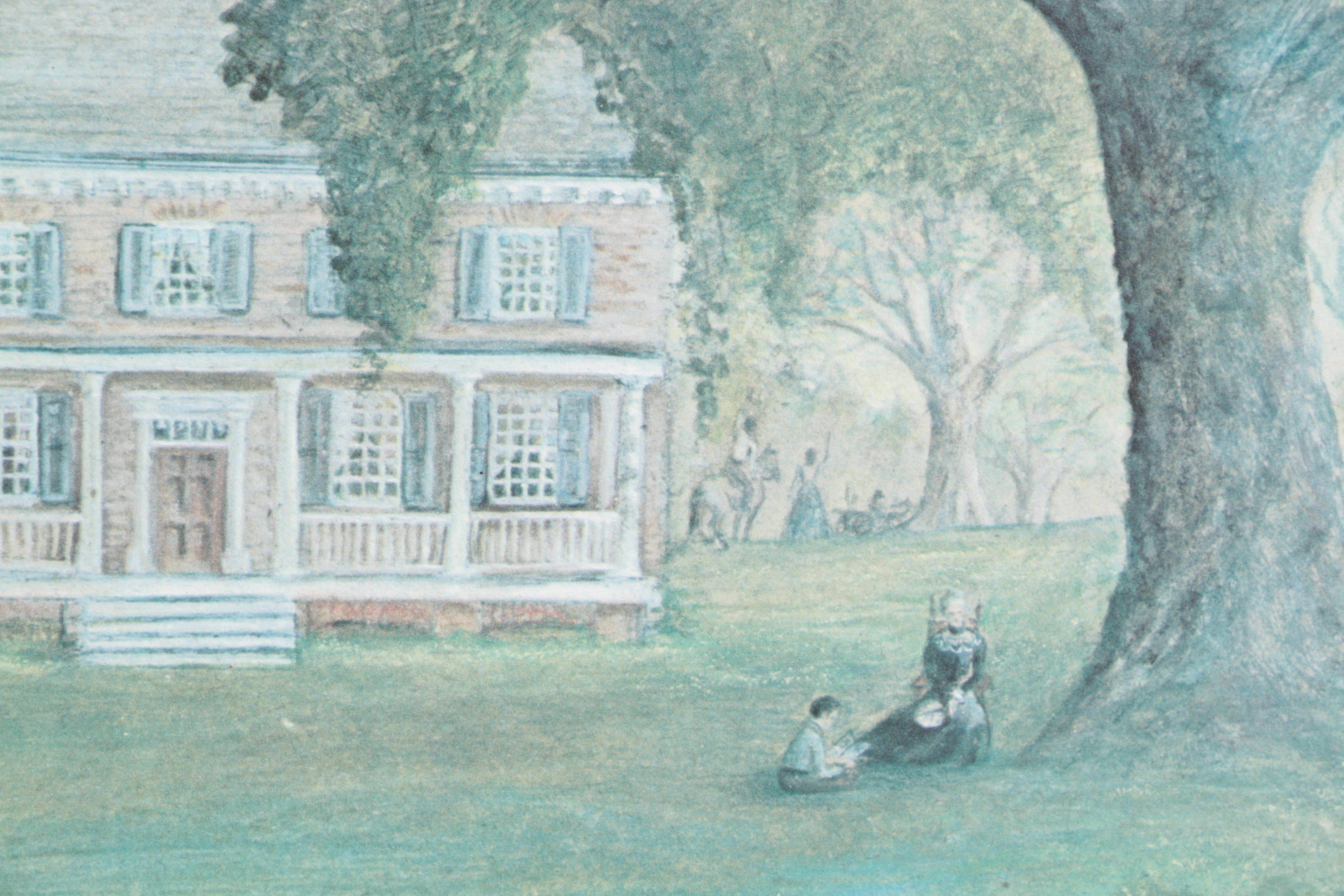 Gary Akers and John Aebi Offset Lithographs of Landscapes