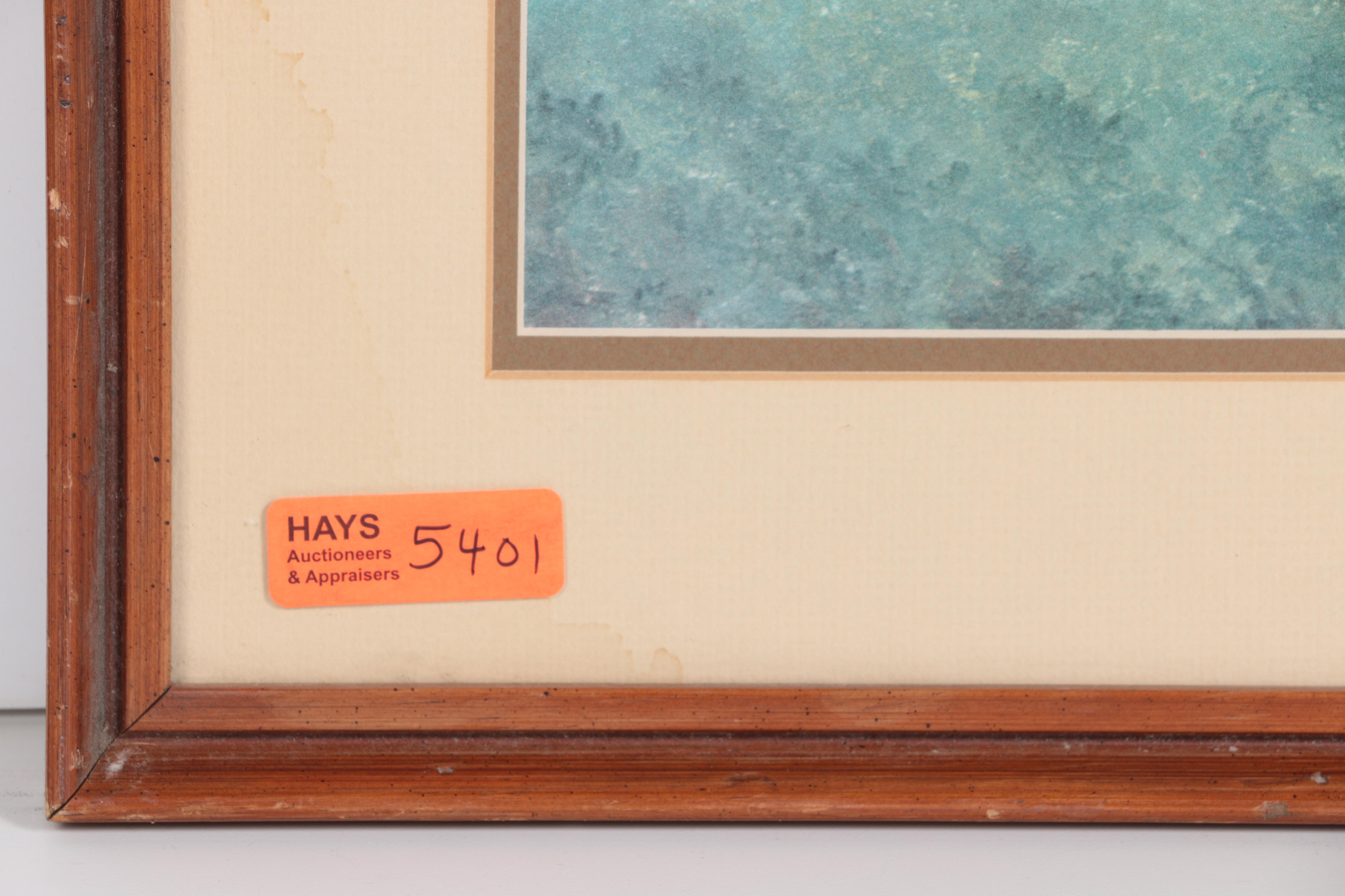 Gary Akers and John Aebi Offset Lithographs of Landscapes