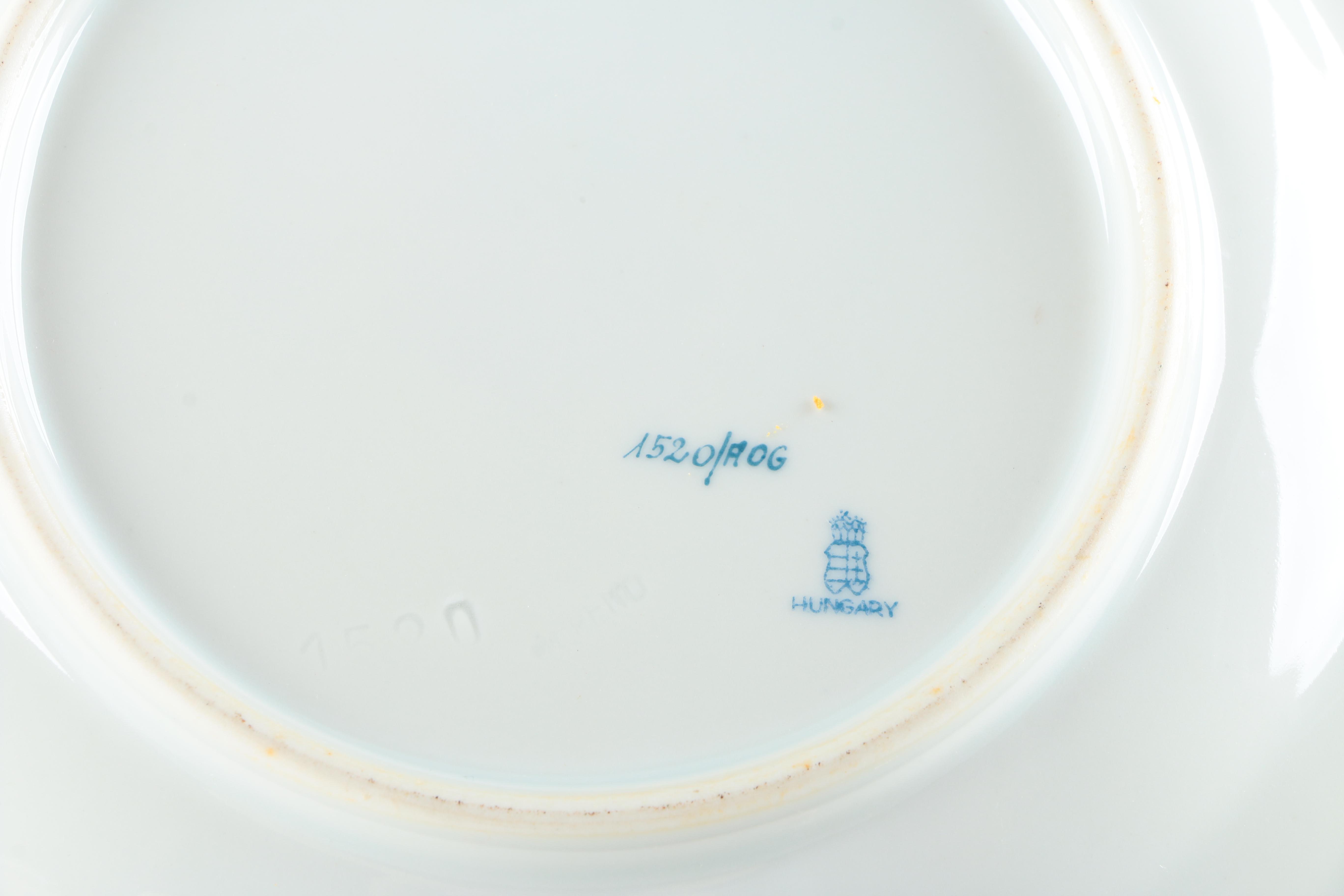 Assorted Porcelain Plates Including Herend "Chinese Bouquet"