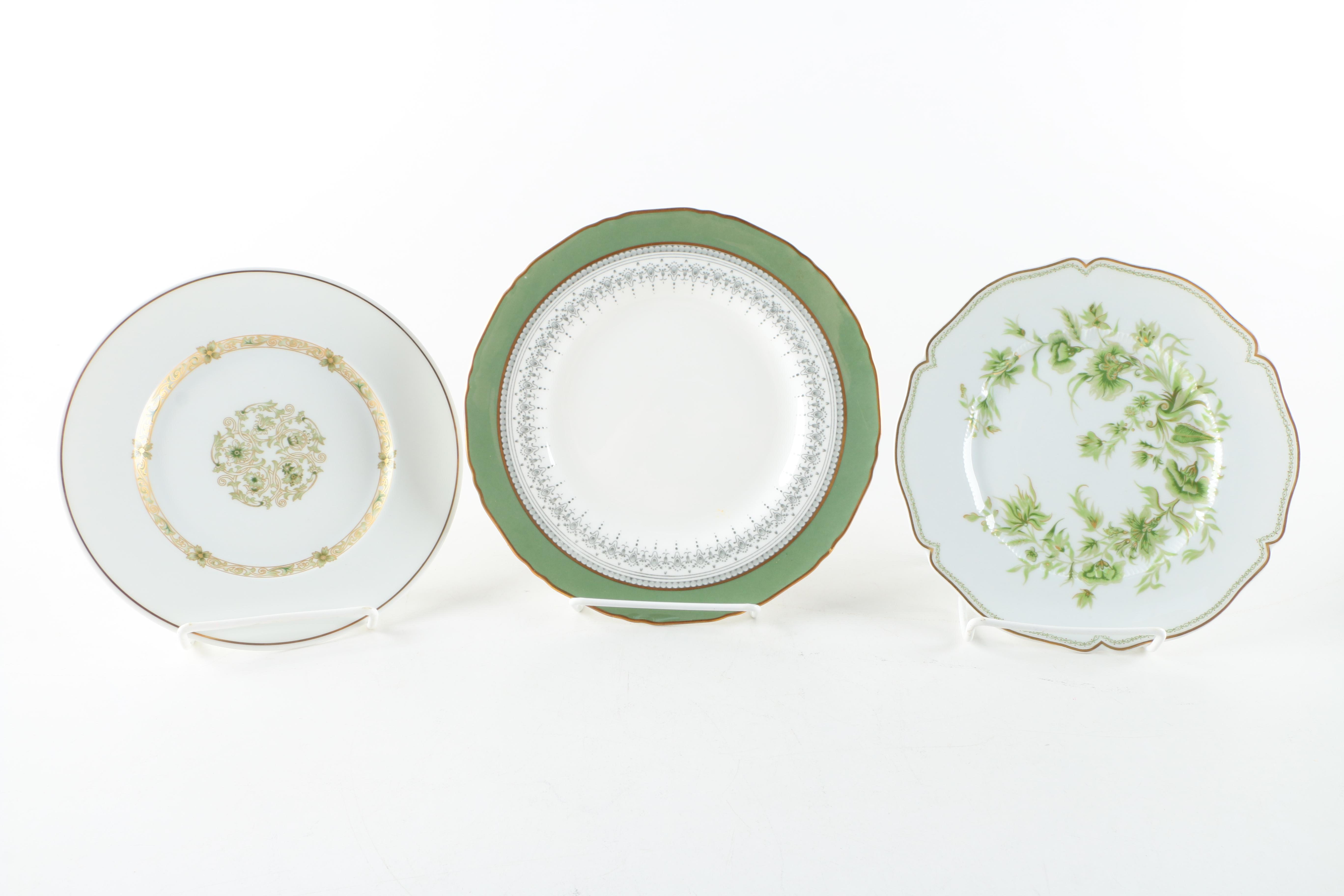 Assorted Porcelain Plates Including Herend "Chinese Bouquet"