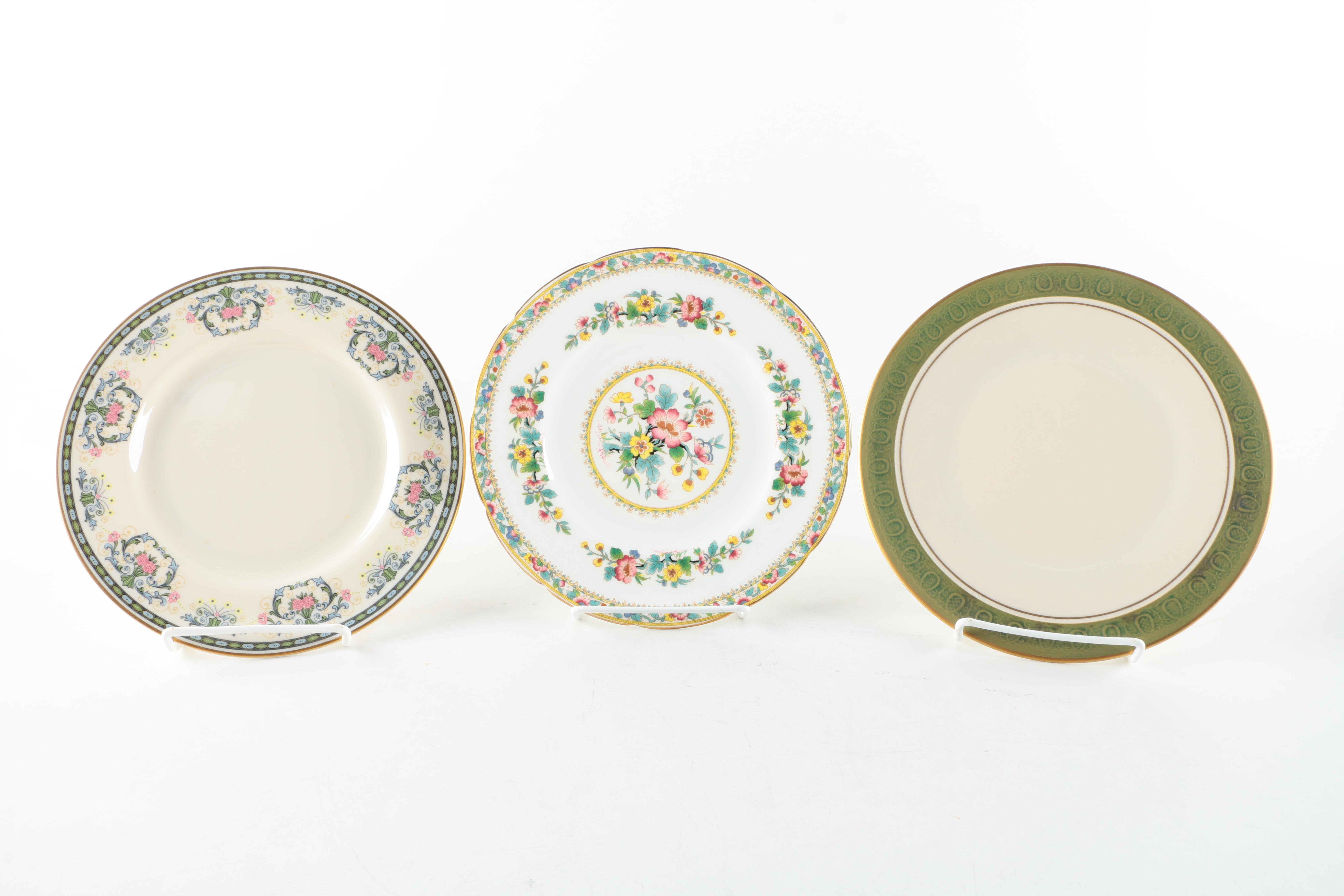 Assorted Porcelain Plates Including Herend "Chinese Bouquet"