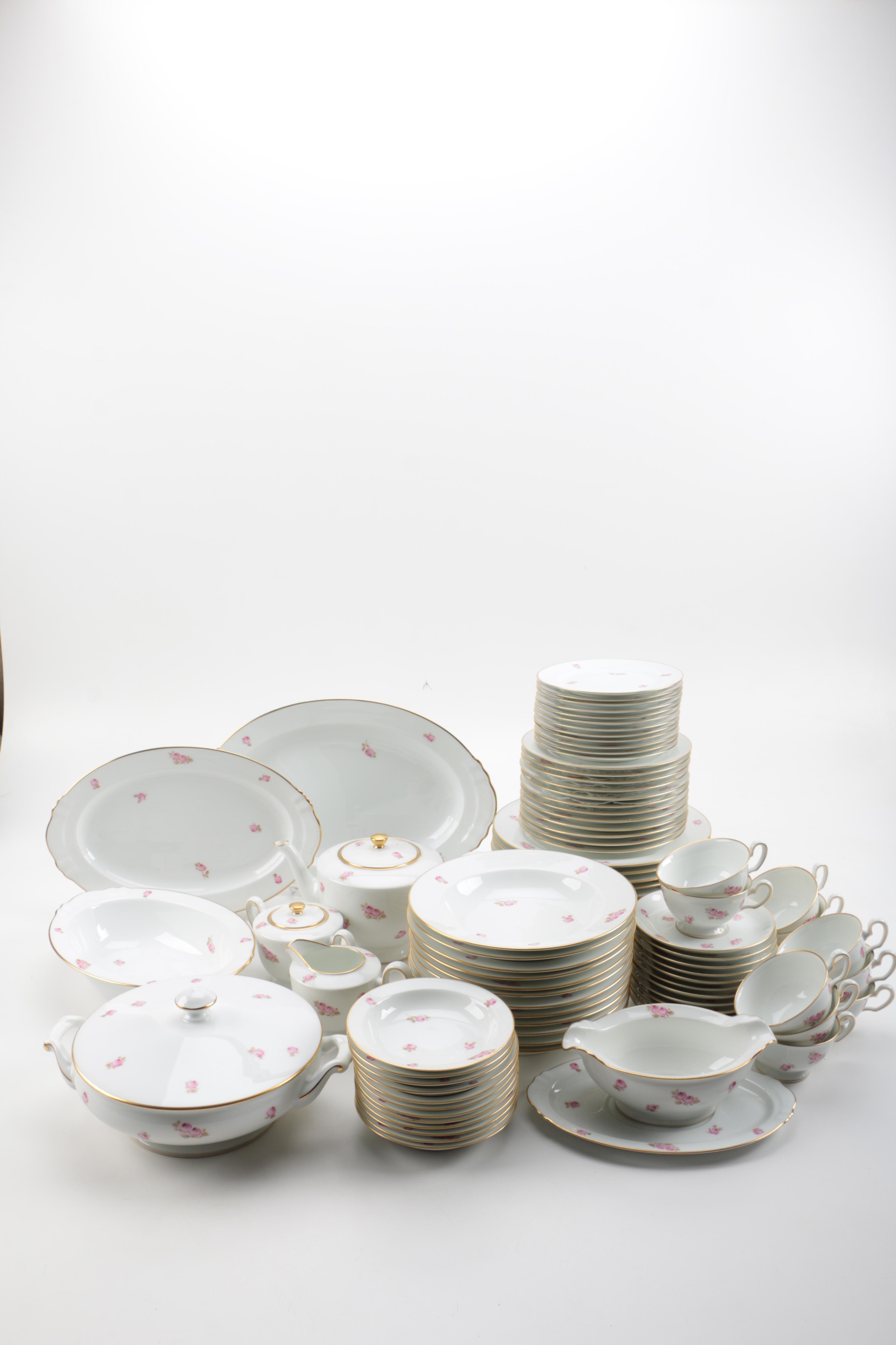 Okura "Rose" China Set