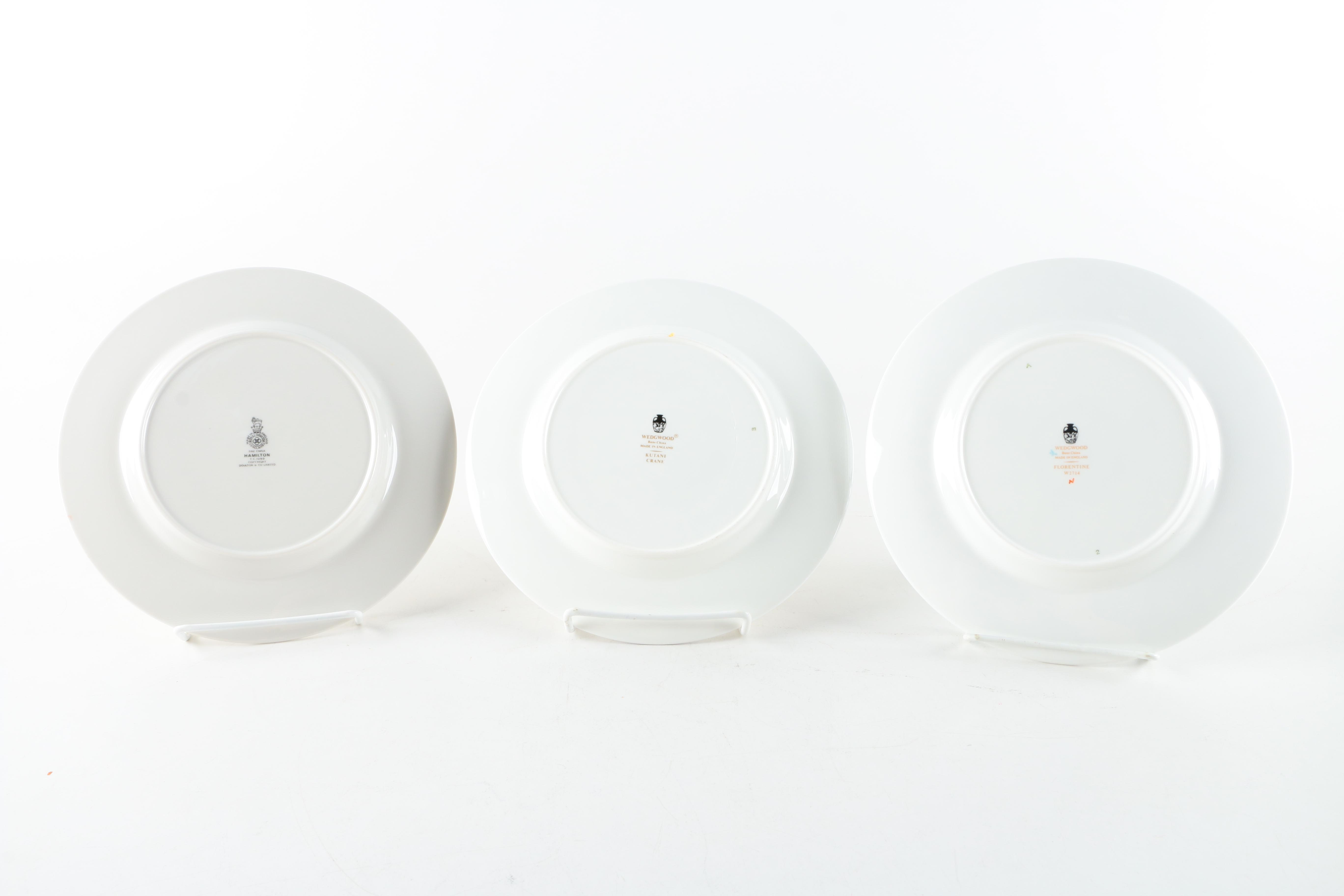 Wedgwood and Royal Doulton Plates