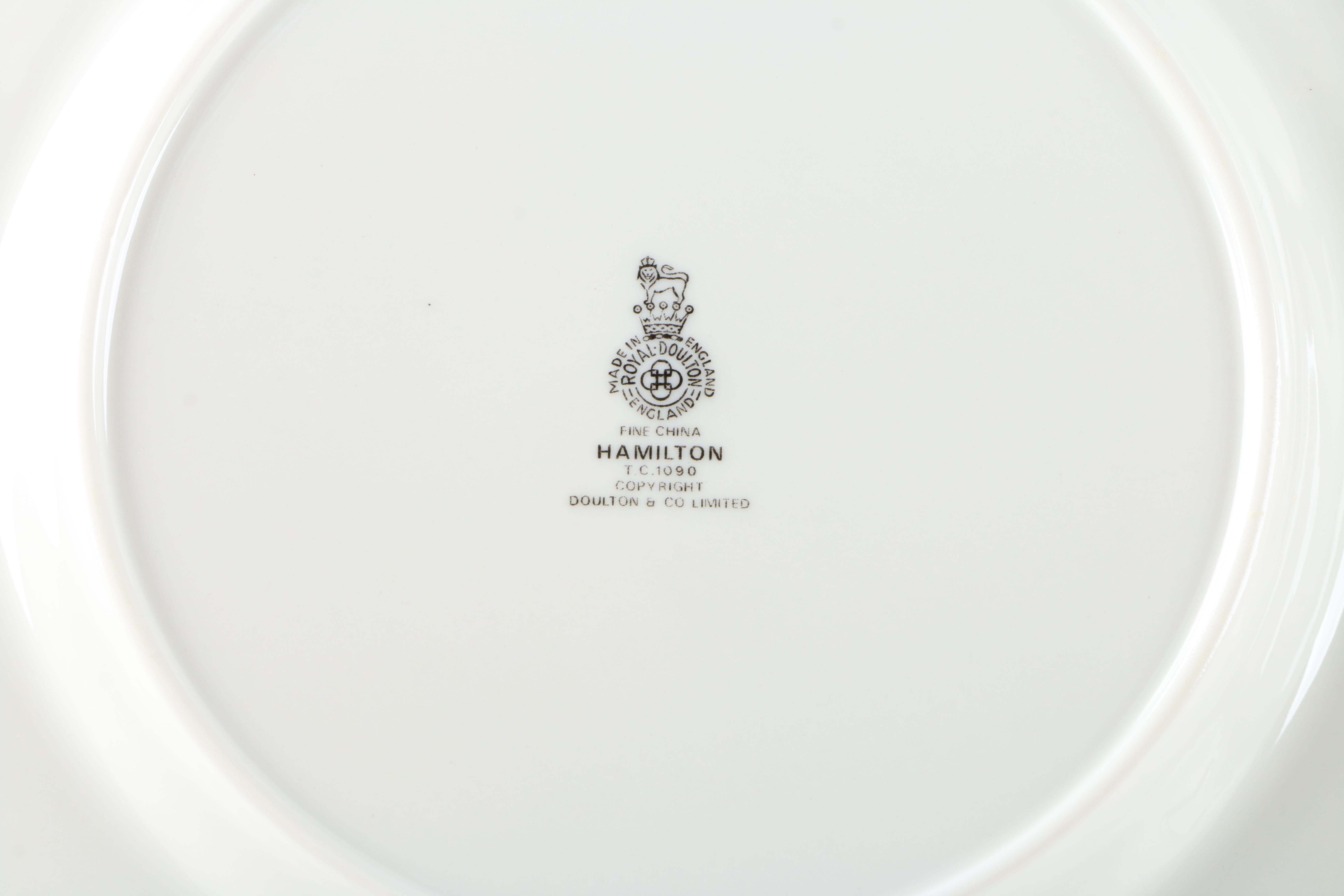 Wedgwood and Royal Doulton Plates