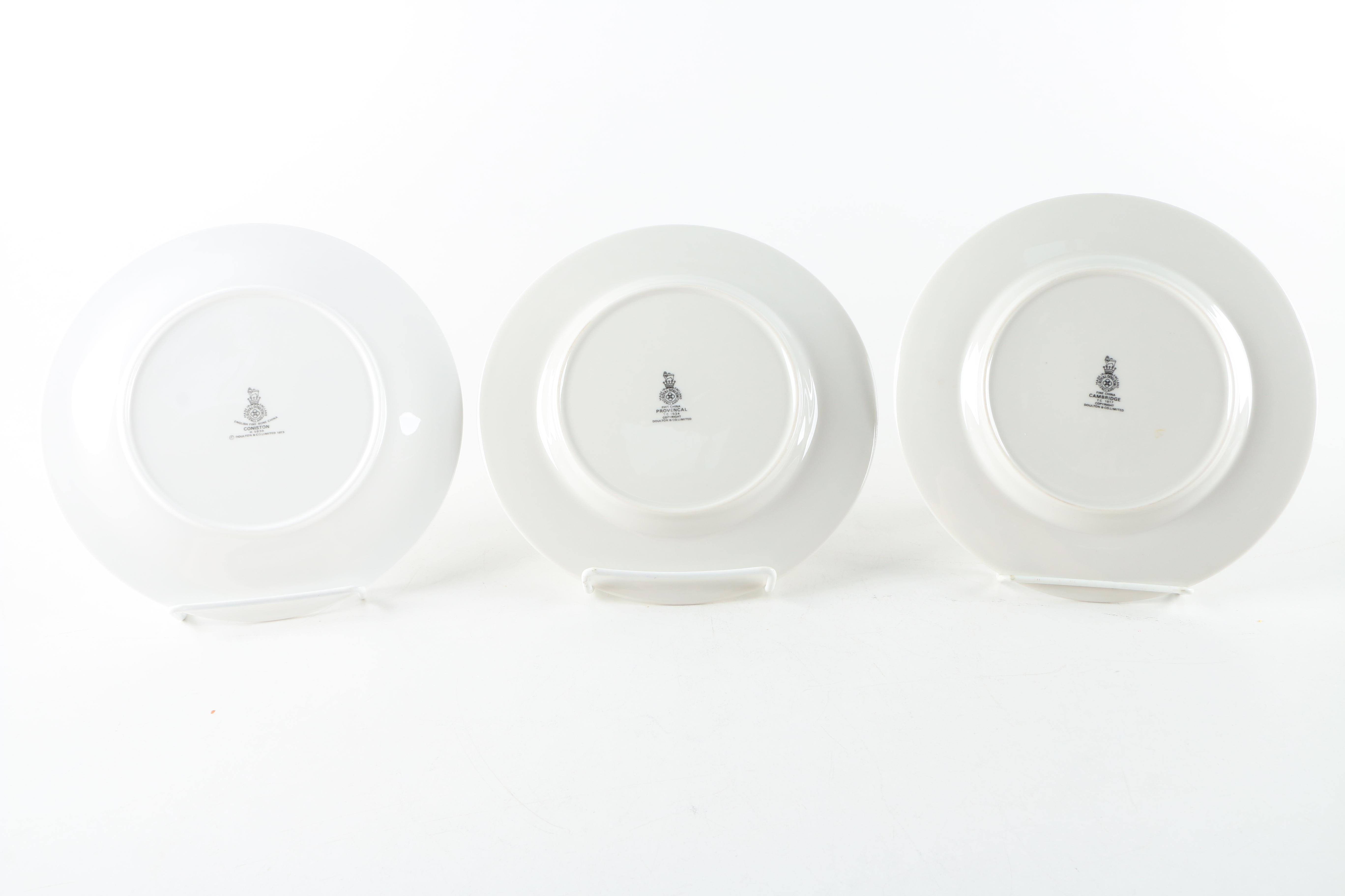 Wedgwood and Royal Doulton Plates