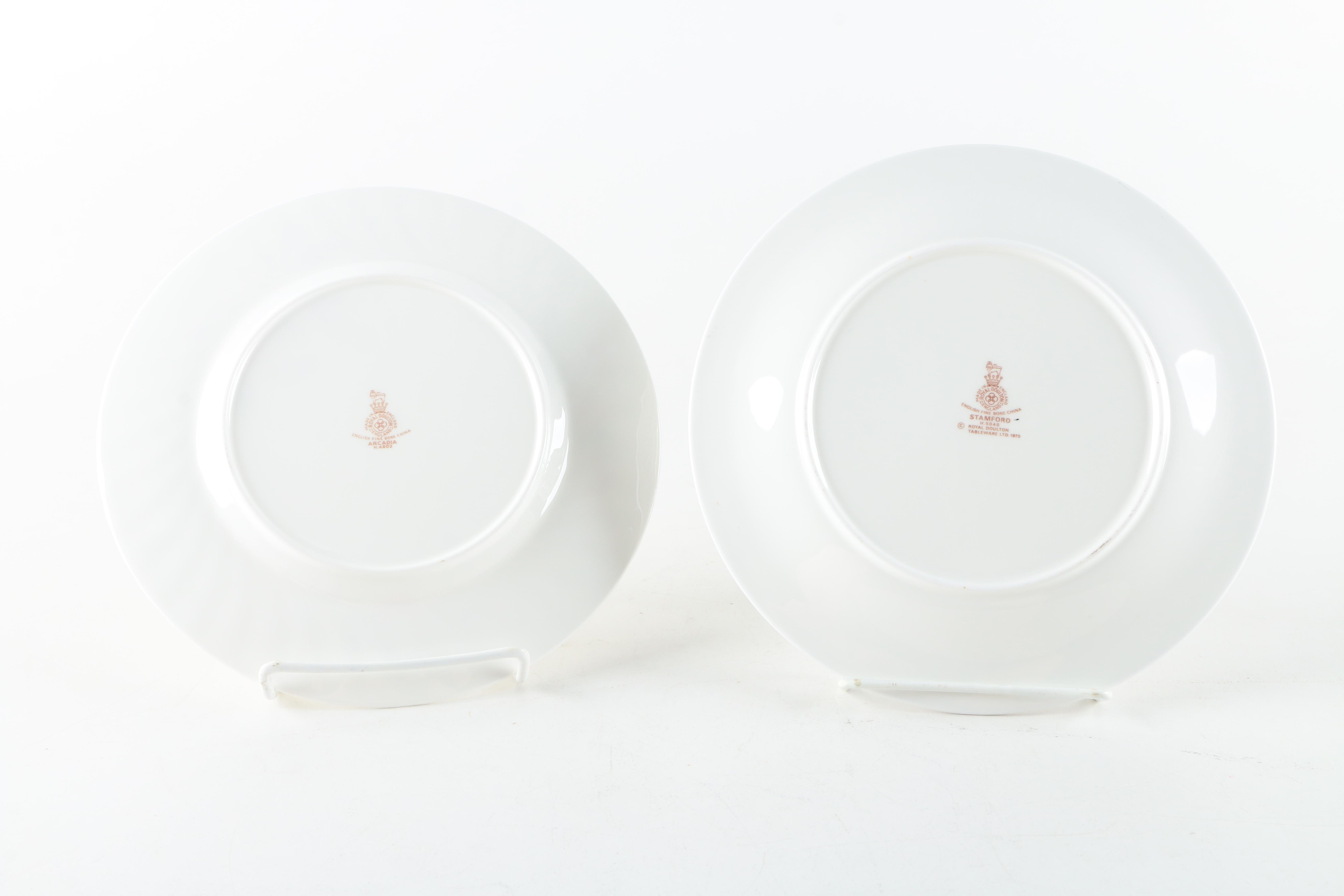 Wedgwood and Royal Doulton Plates