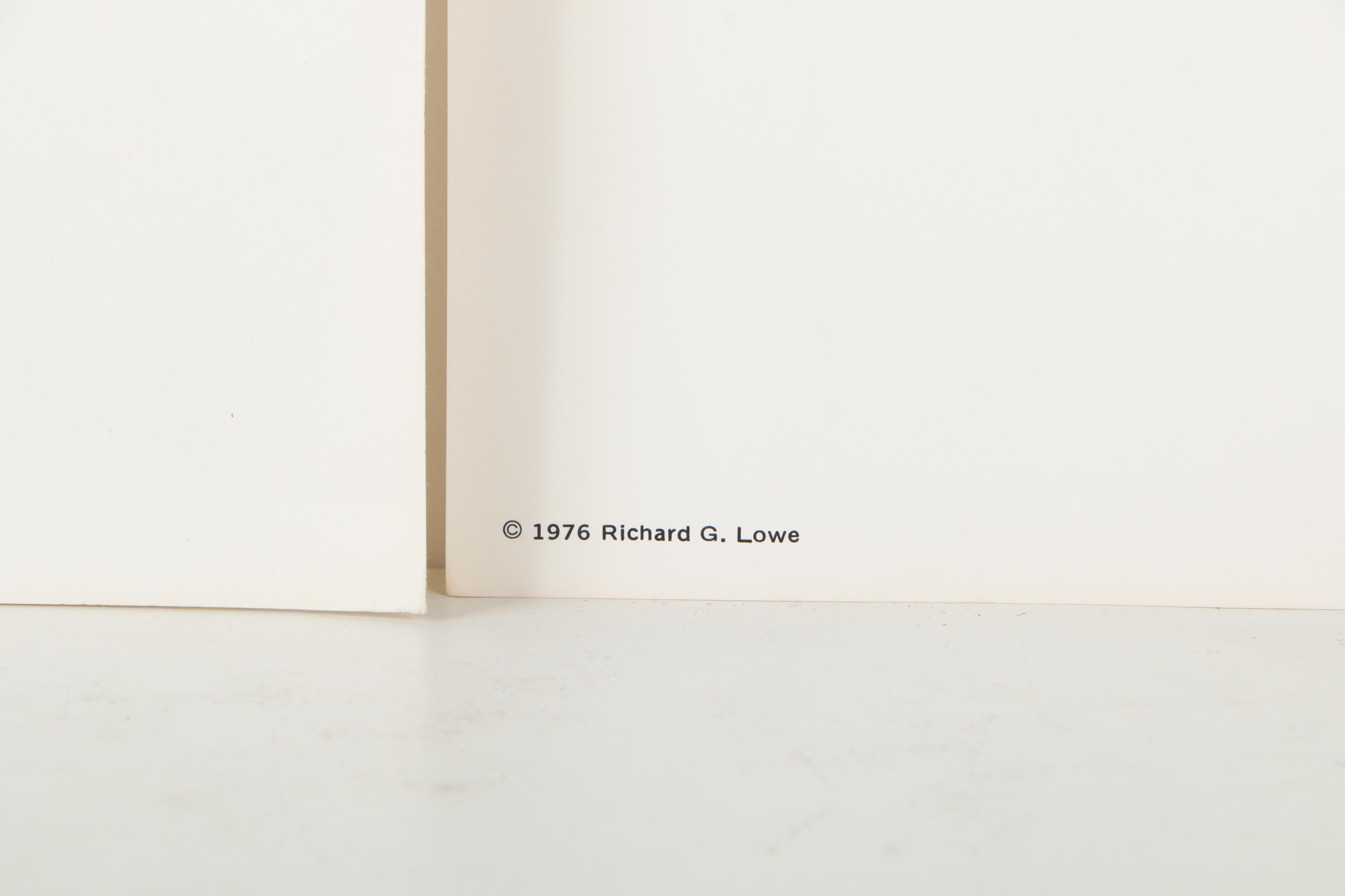 Offset Lithographs After Richard G Lowe's Drawings of Animals