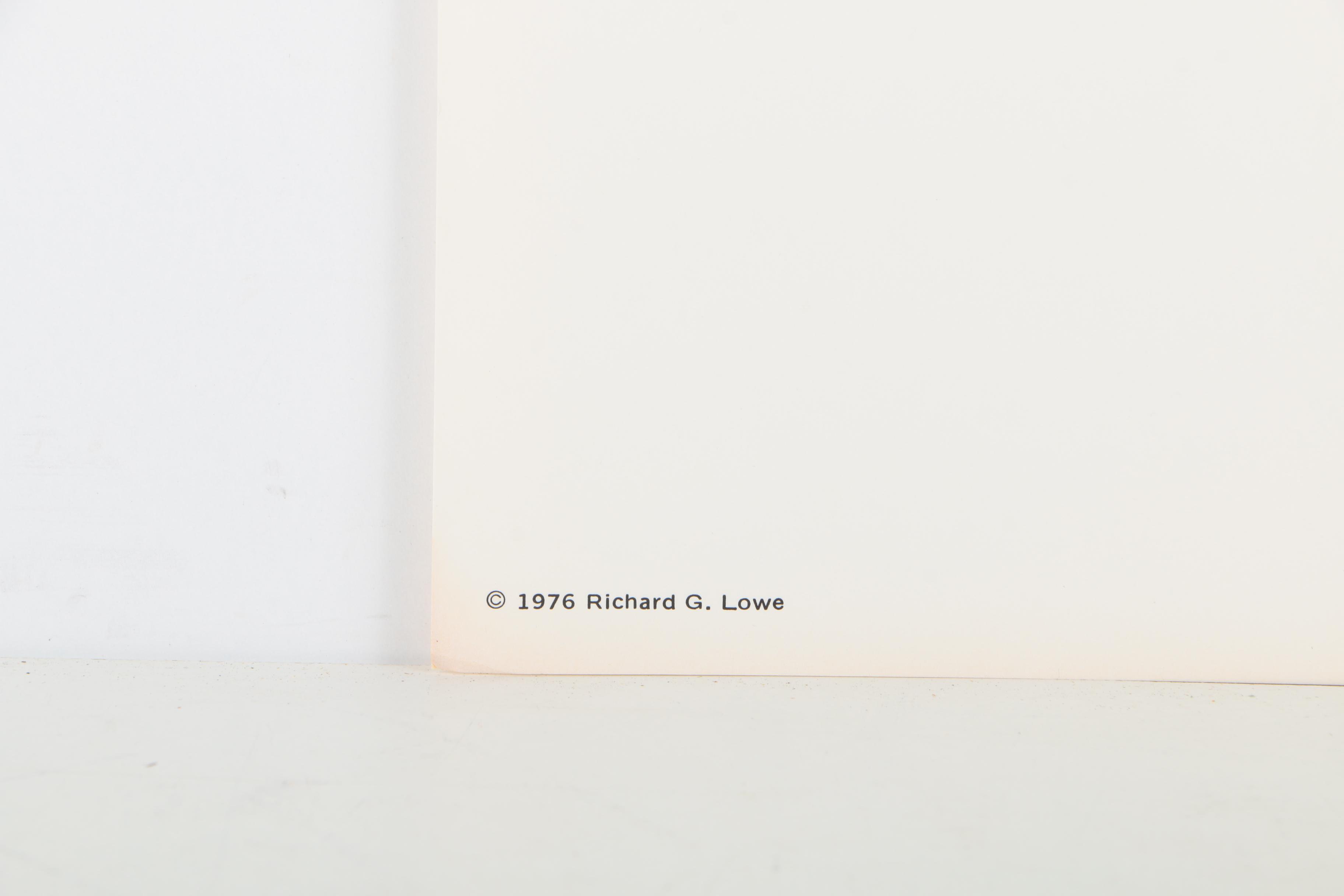 Offset Lithographs After Richard G Lowe's Drawings of Animals