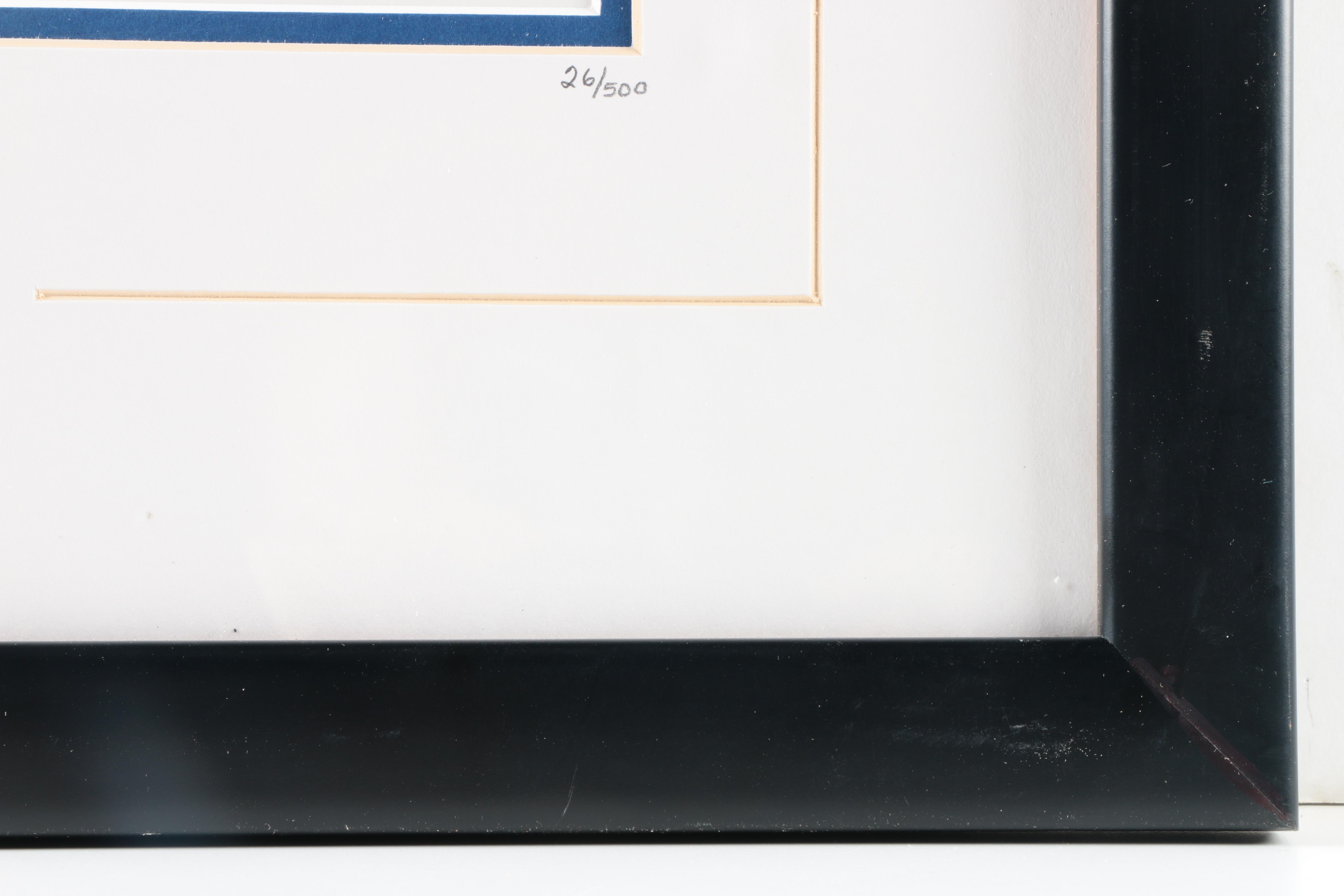 Limited Edition Offset Lithograph of Deck Plans for the "Disney Wonder" Cruise Ship