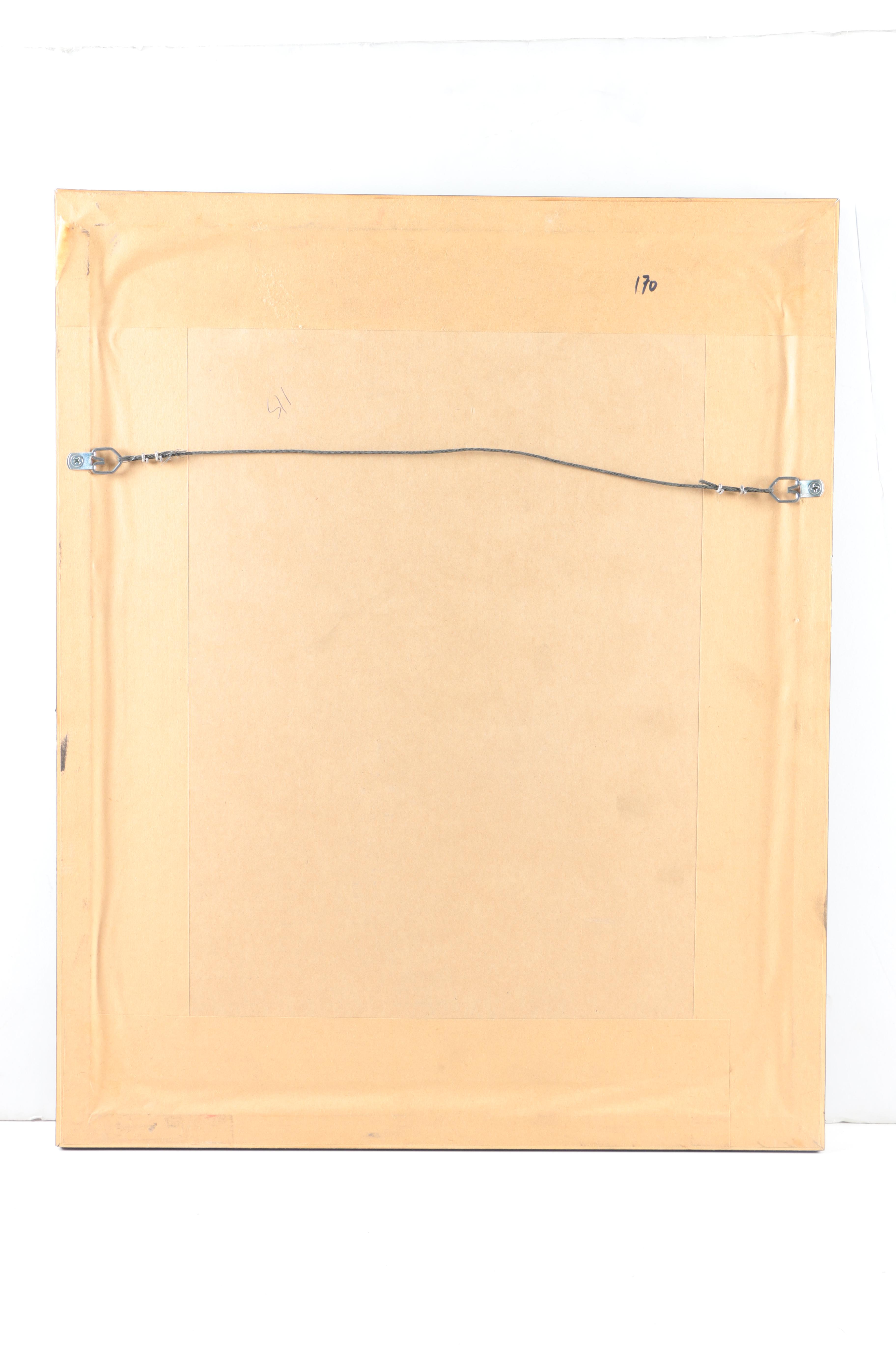 Limited Edition Offset Lithograph of Deck Plans for the "Disney Wonder" Cruise Ship