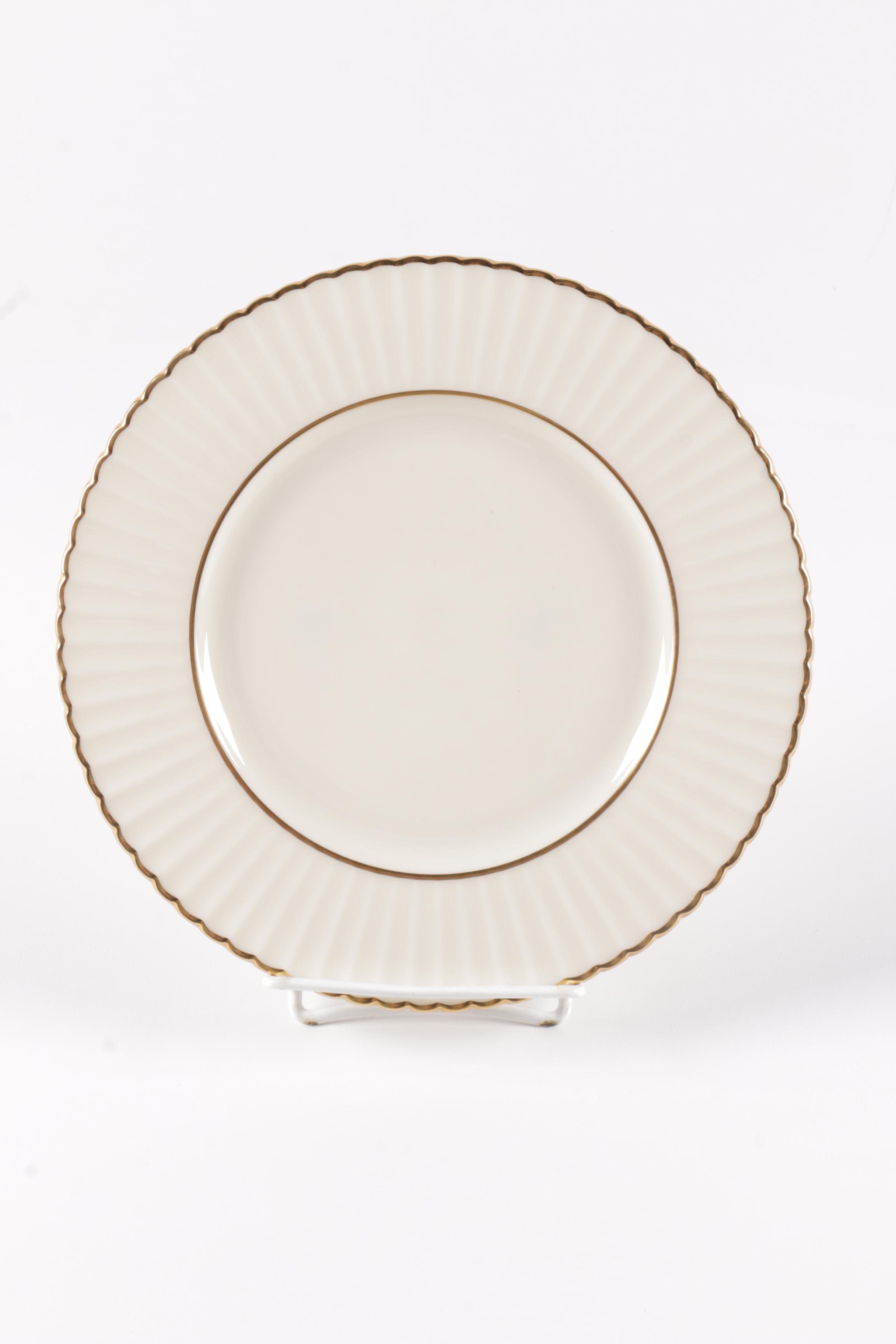 Assorted Gilt Rim Lenox Porcelain Plates