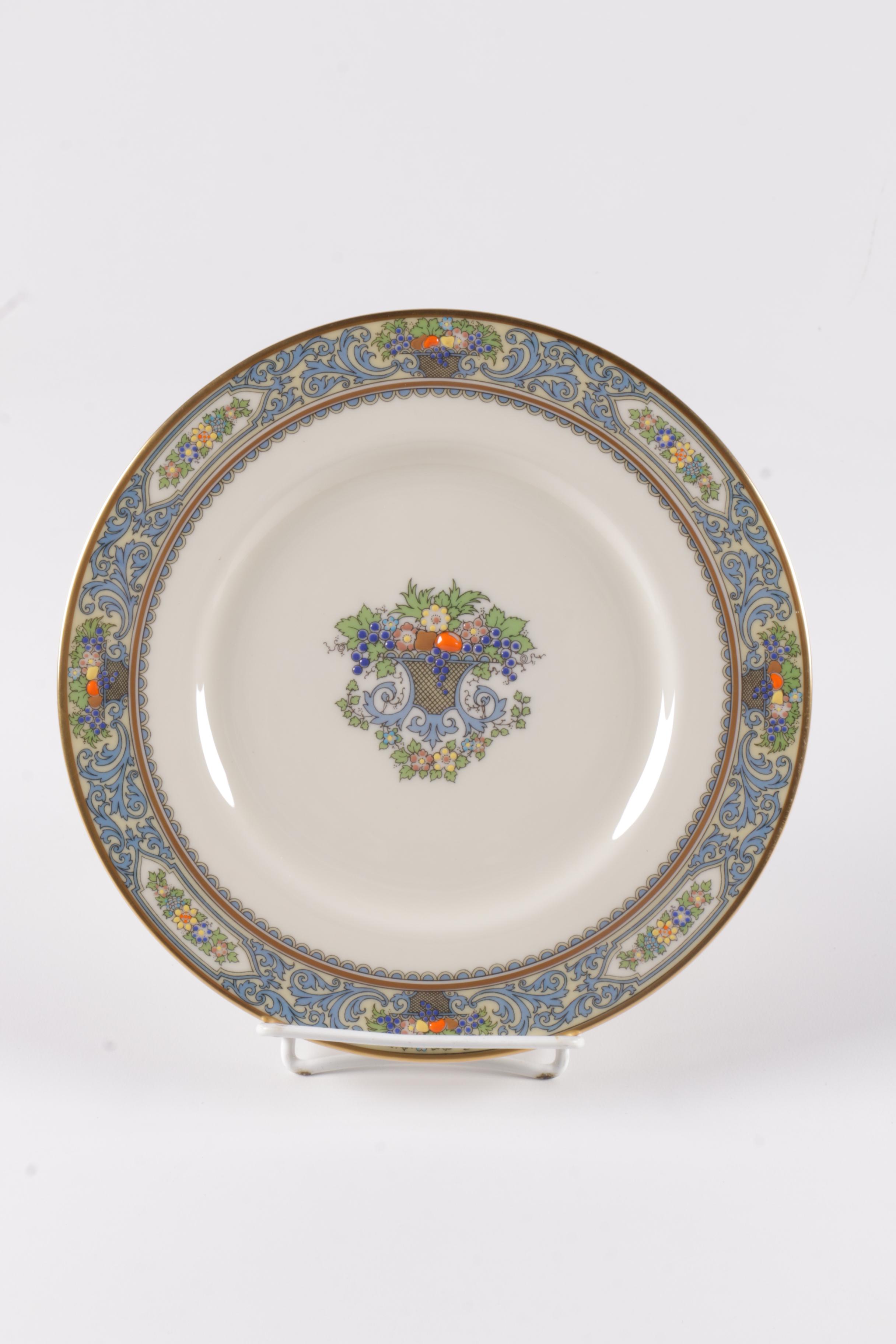 Assorted Gilt Rim Lenox Porcelain Plates
