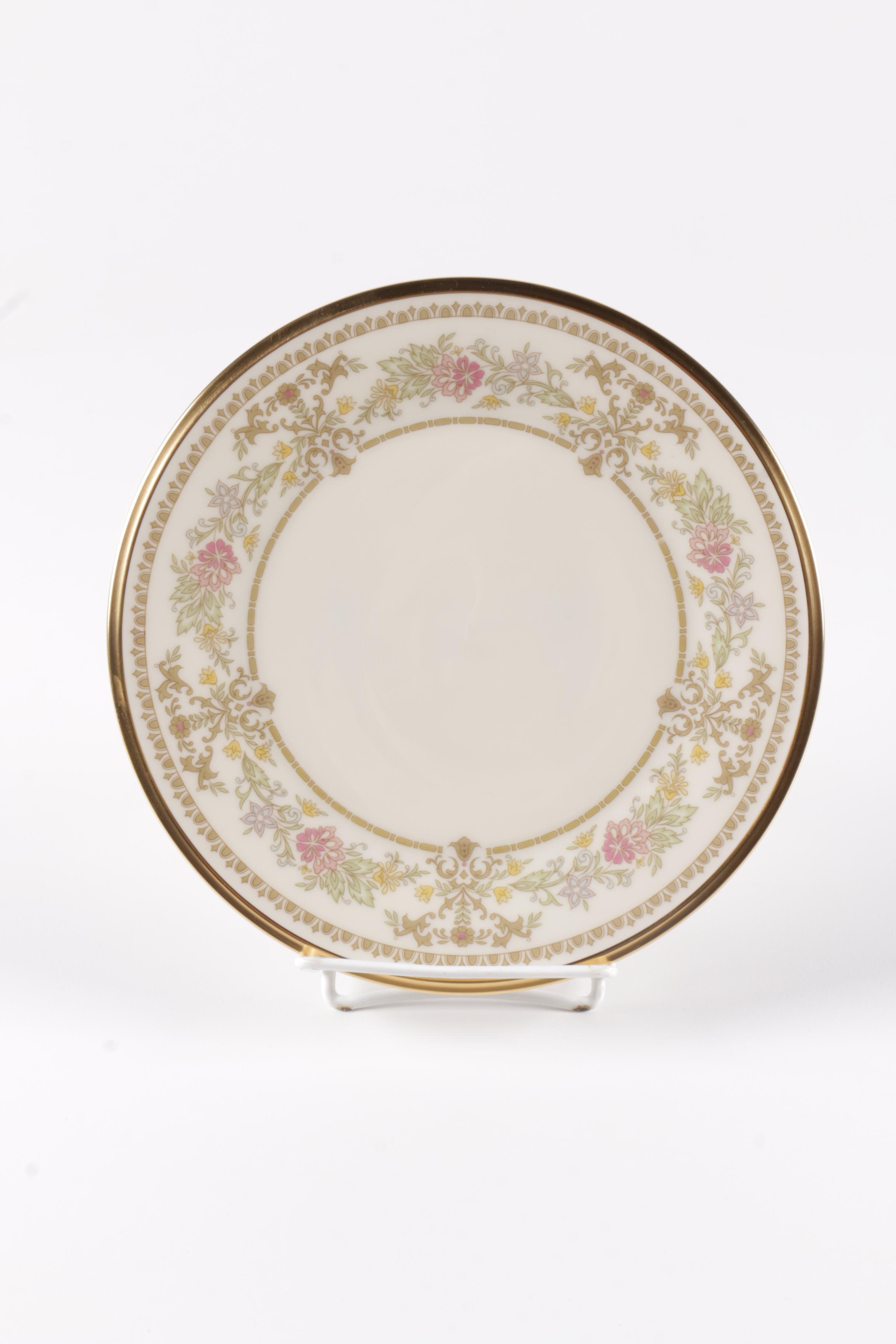 Assorted Gilt Rim Lenox Porcelain Plates