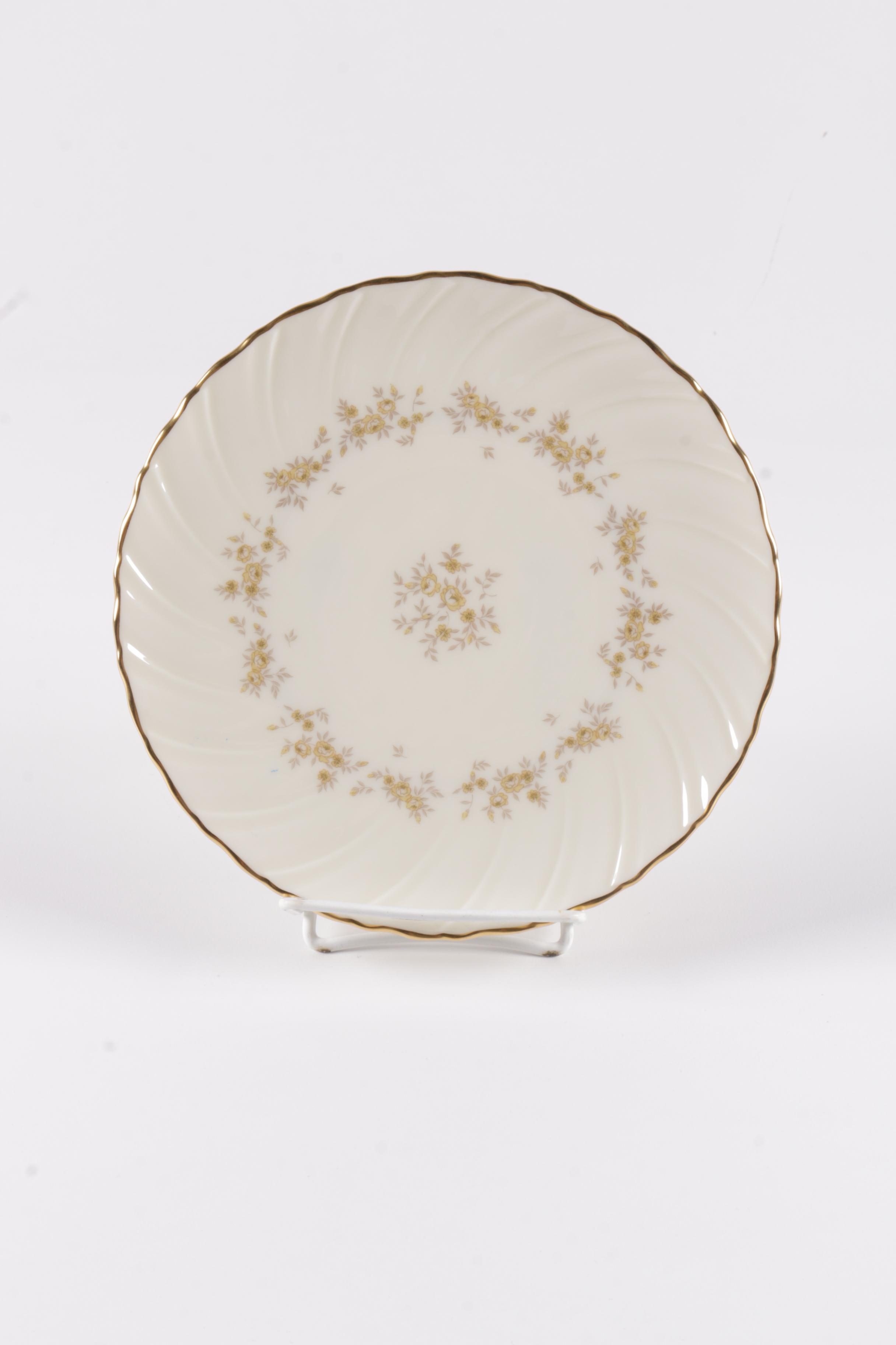 Assorted Gilt Rim Lenox Porcelain Plates