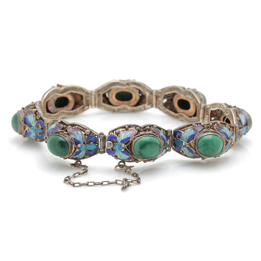 Sterling Silver Chinese Export Bracelet