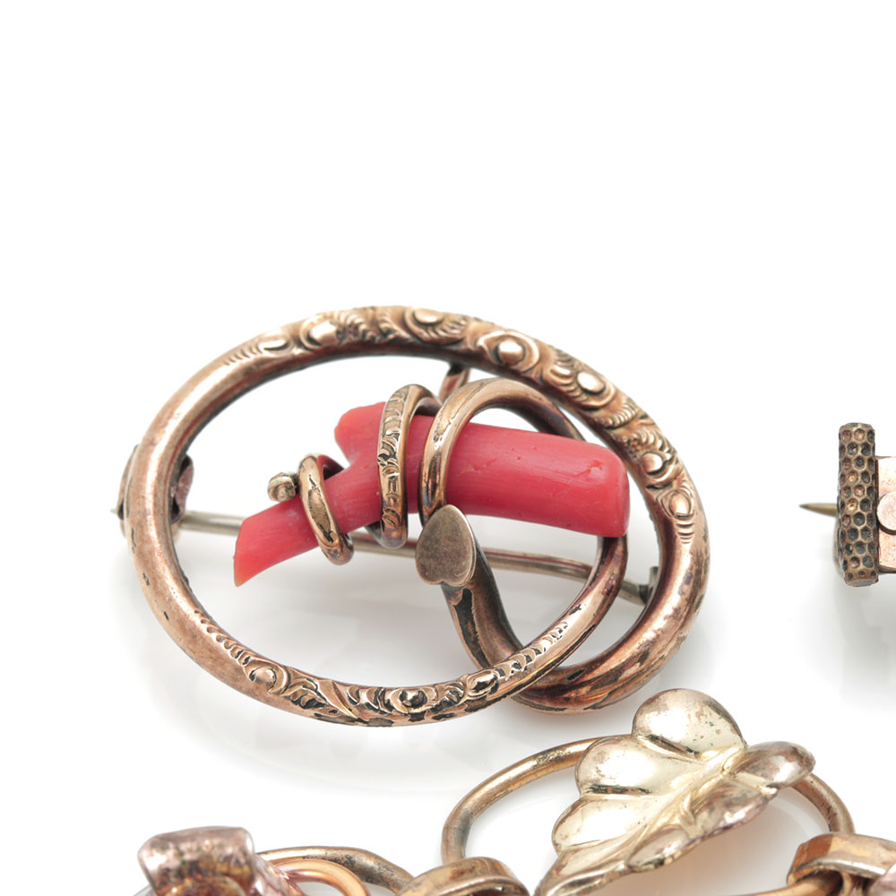 Assortment of Gold Plated Accessories