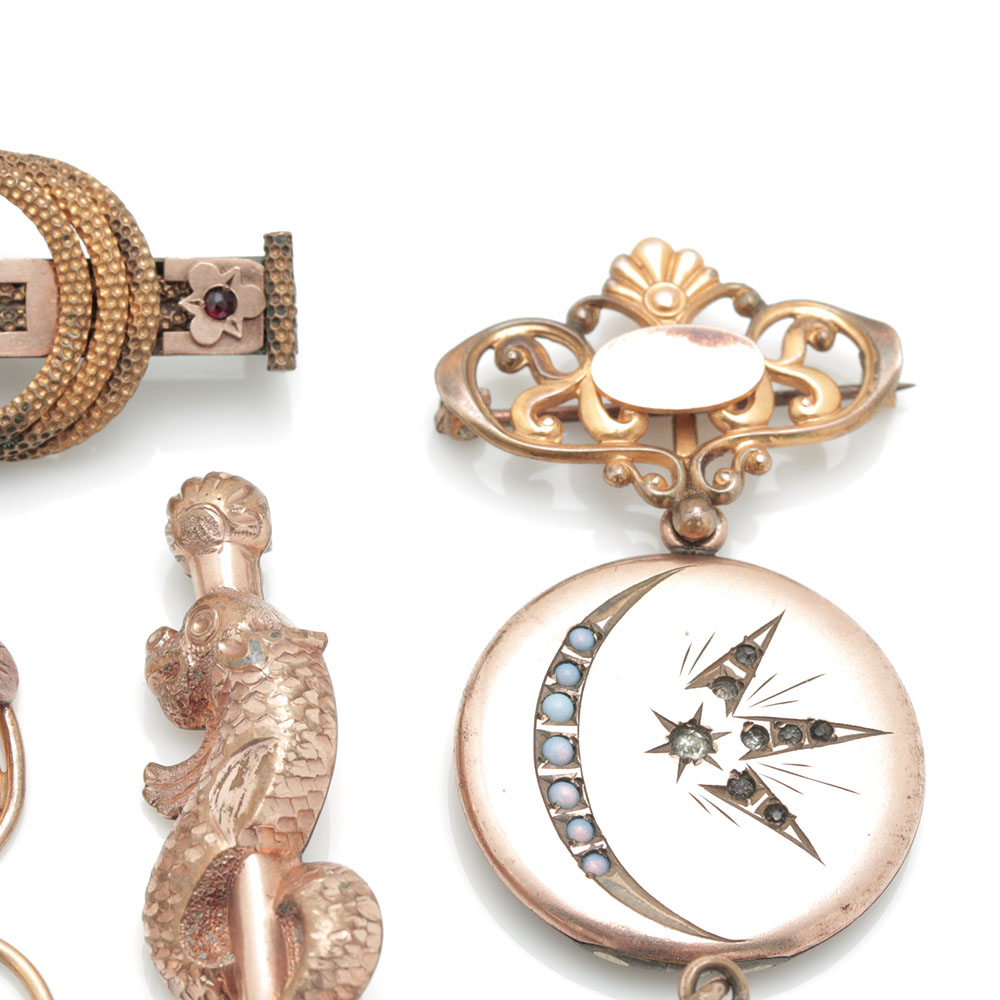 Assortment of Gold Plated Accessories