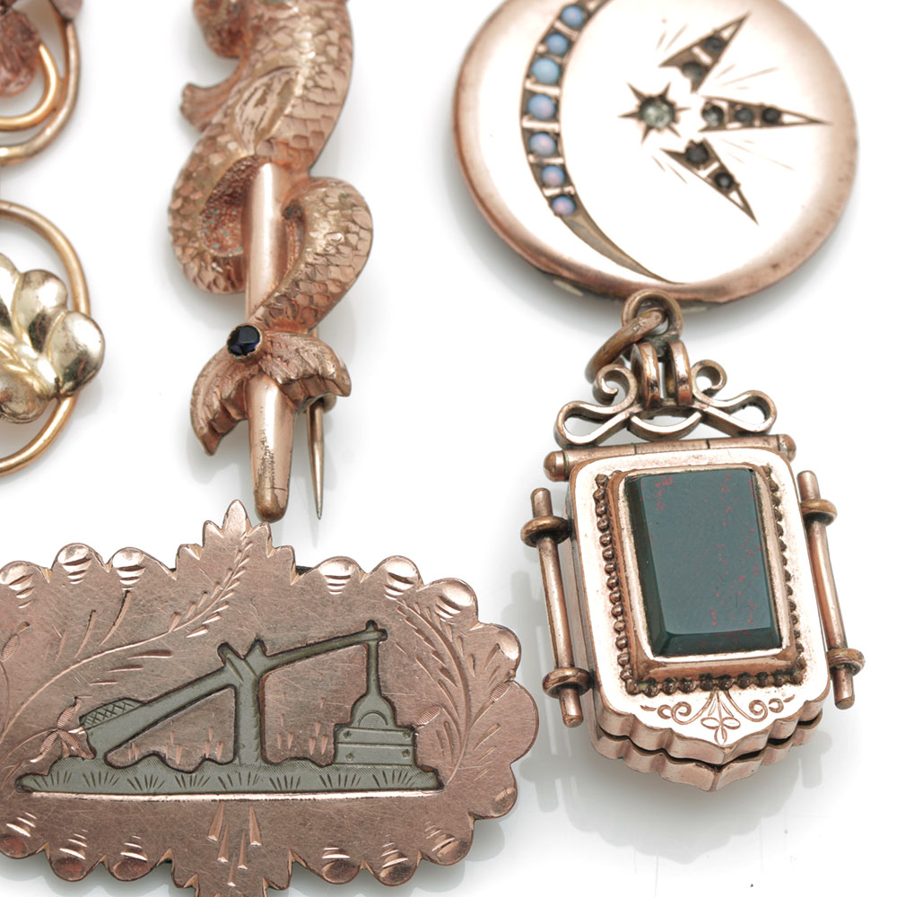 Assortment of Gold Plated Accessories