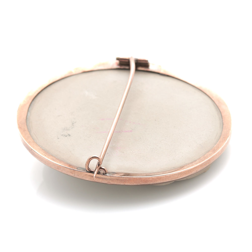 6K Yellow Gold Lava Cameo