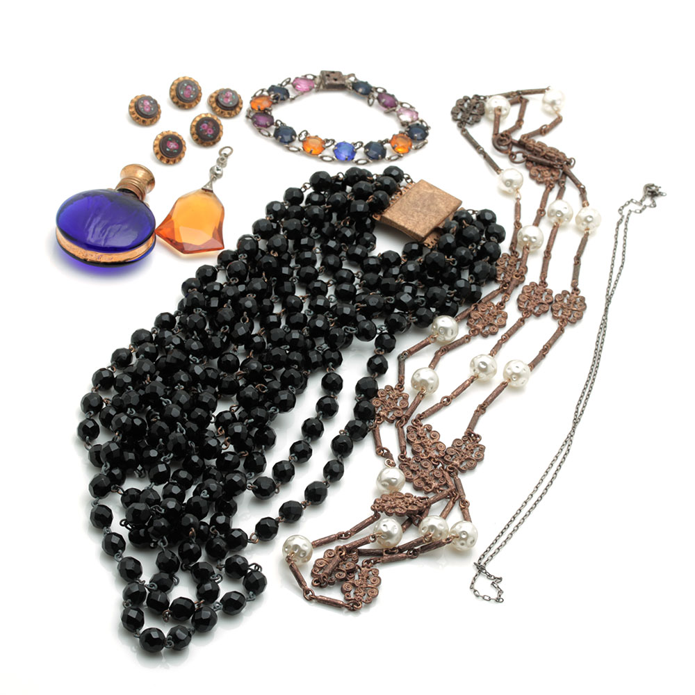 Assortment of Vintage Costume Jewelry