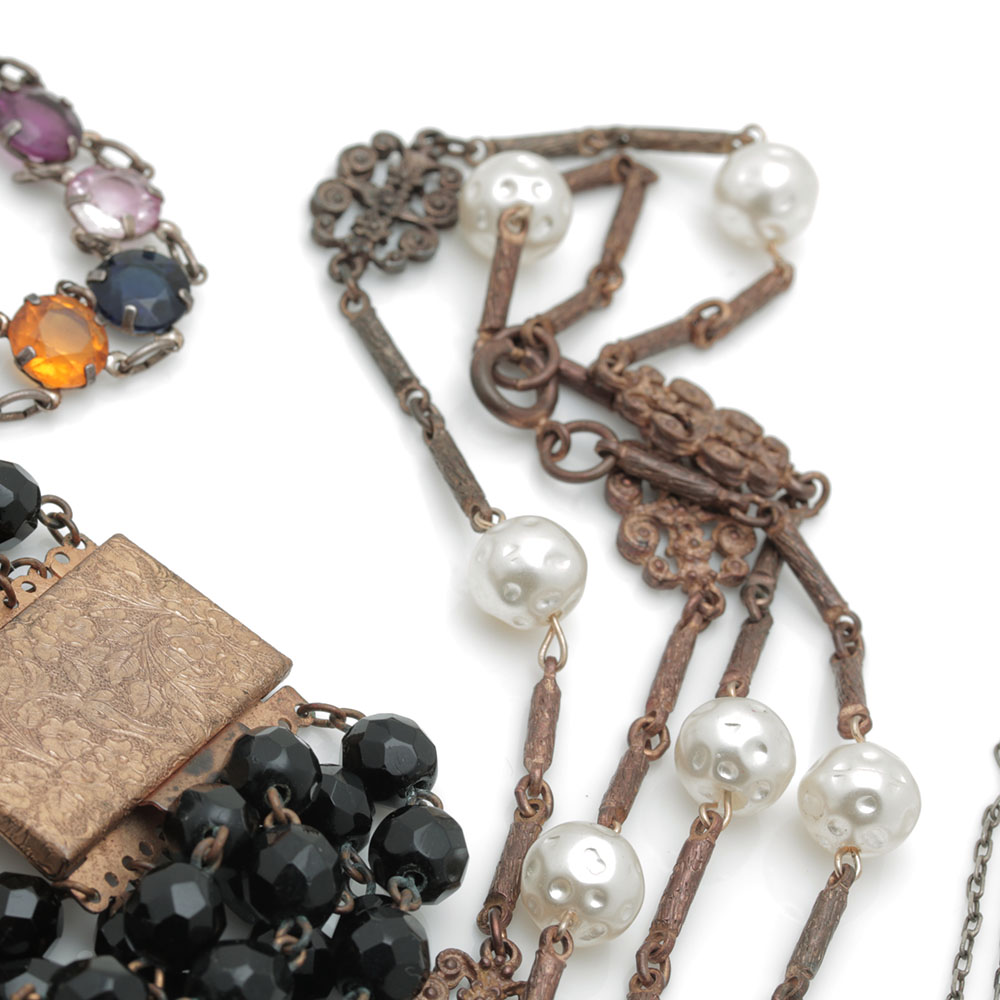 Assortment of Vintage Costume Jewelry