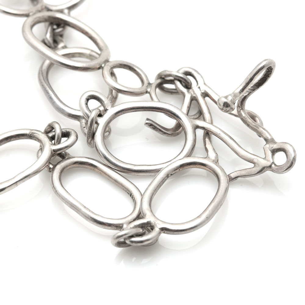 English Sterling and Enamel Necklace