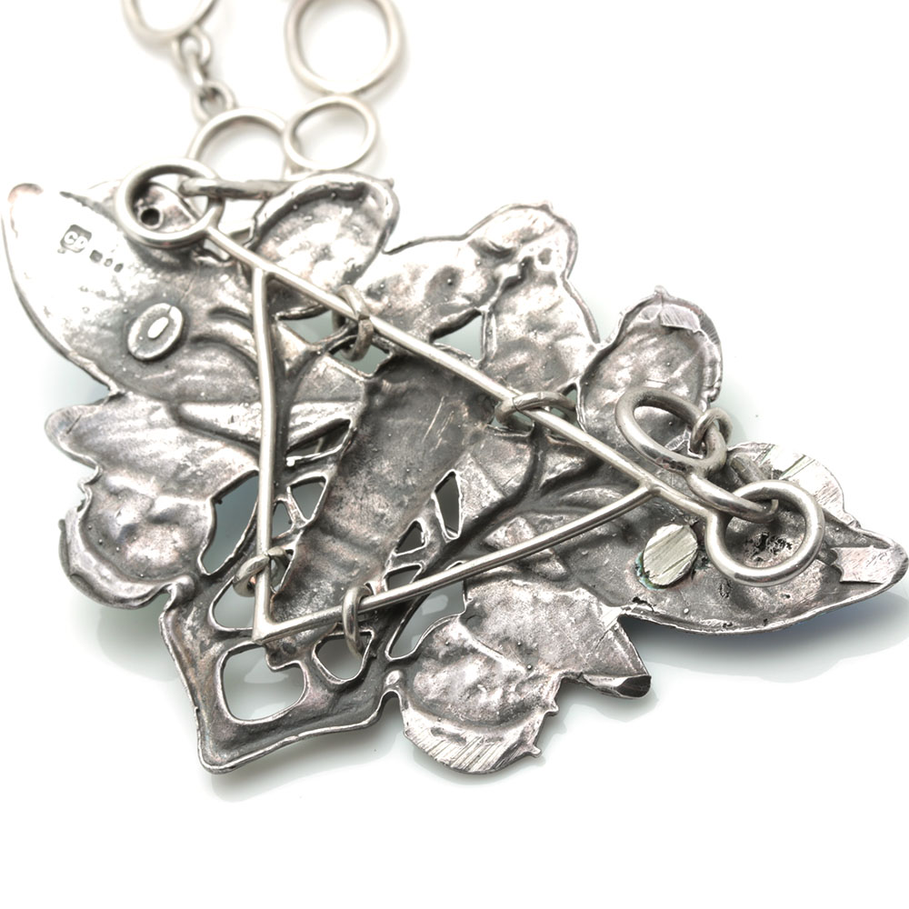 English Sterling and Enamel Necklace