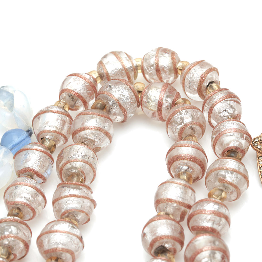 Assortment of Glass Necklaces and Brooches