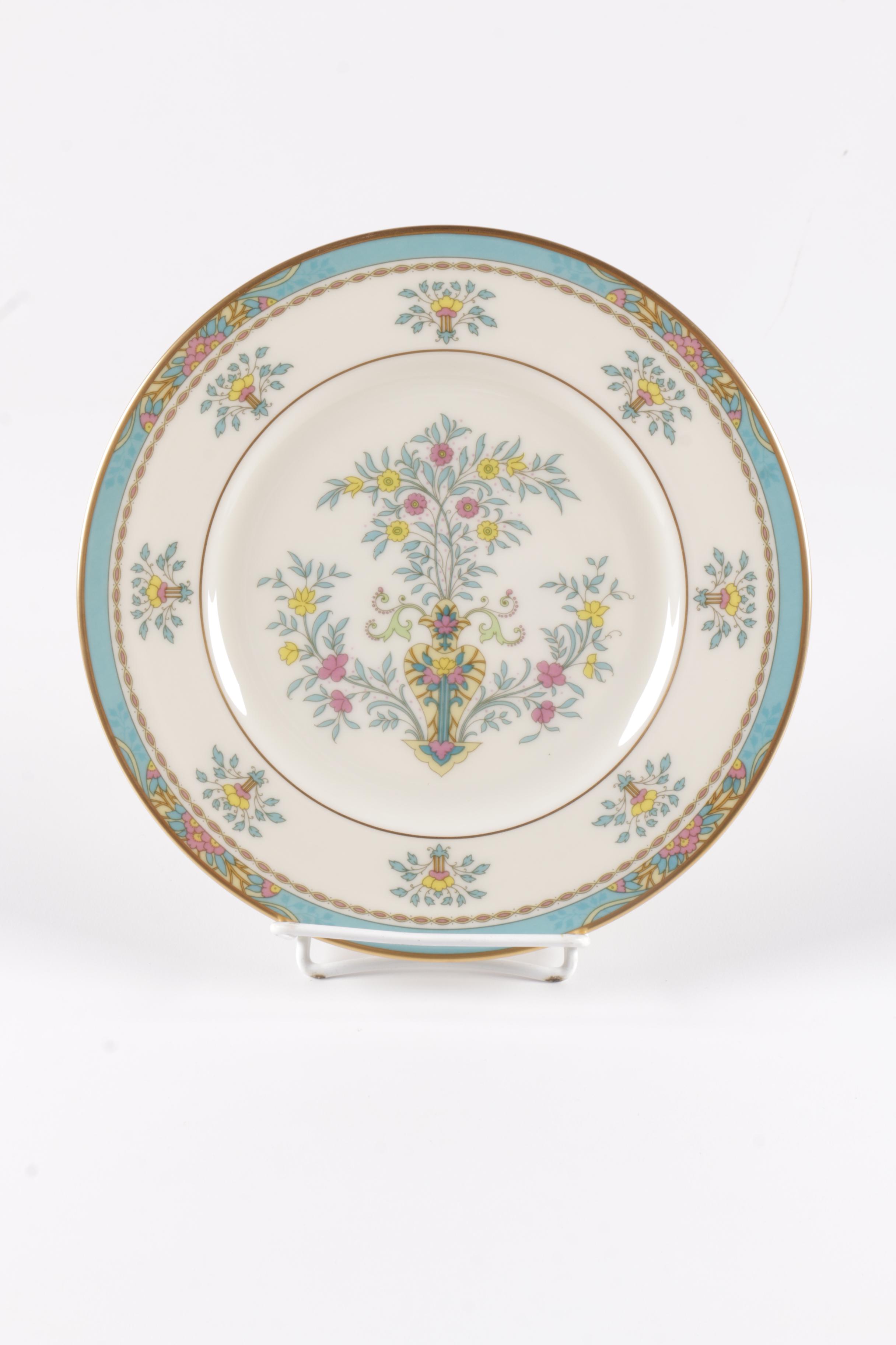 Assorted Gilt Rim Lenox Porcelain Plates