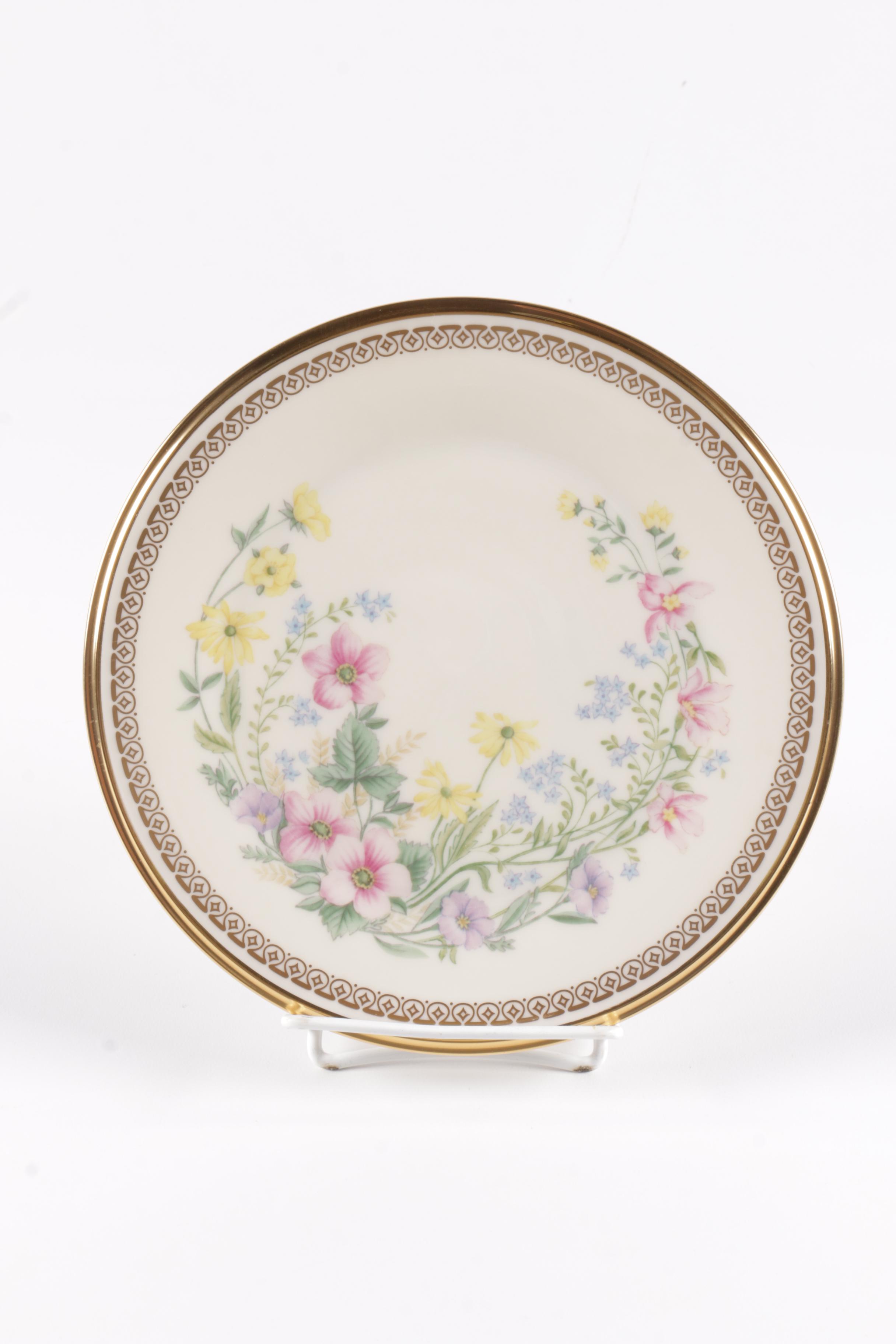 Assorted Gilt Rim Lenox Porcelain Plates