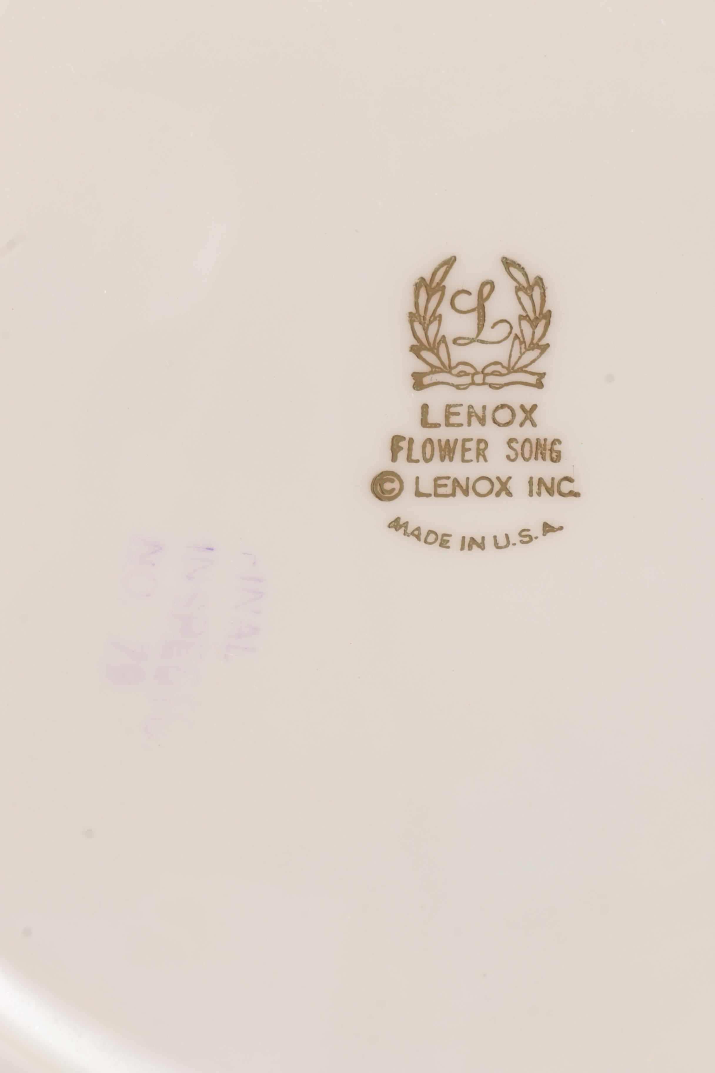 Assorted Gilt Rim Lenox Porcelain Plates