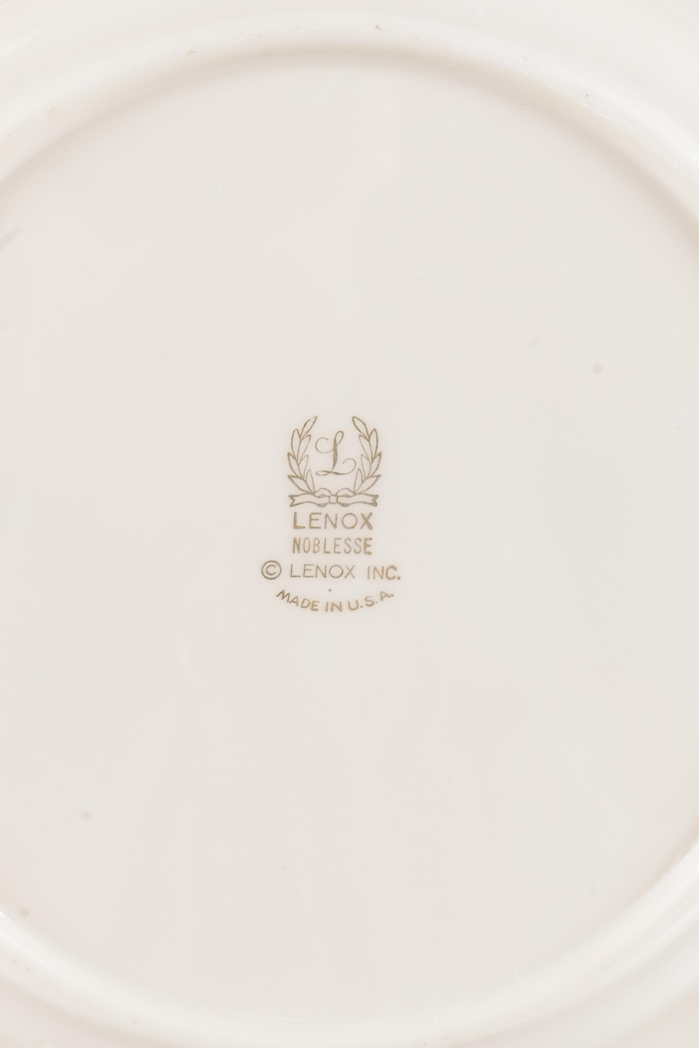 Assorted Gilt Rim Lenox Porcelain Plates