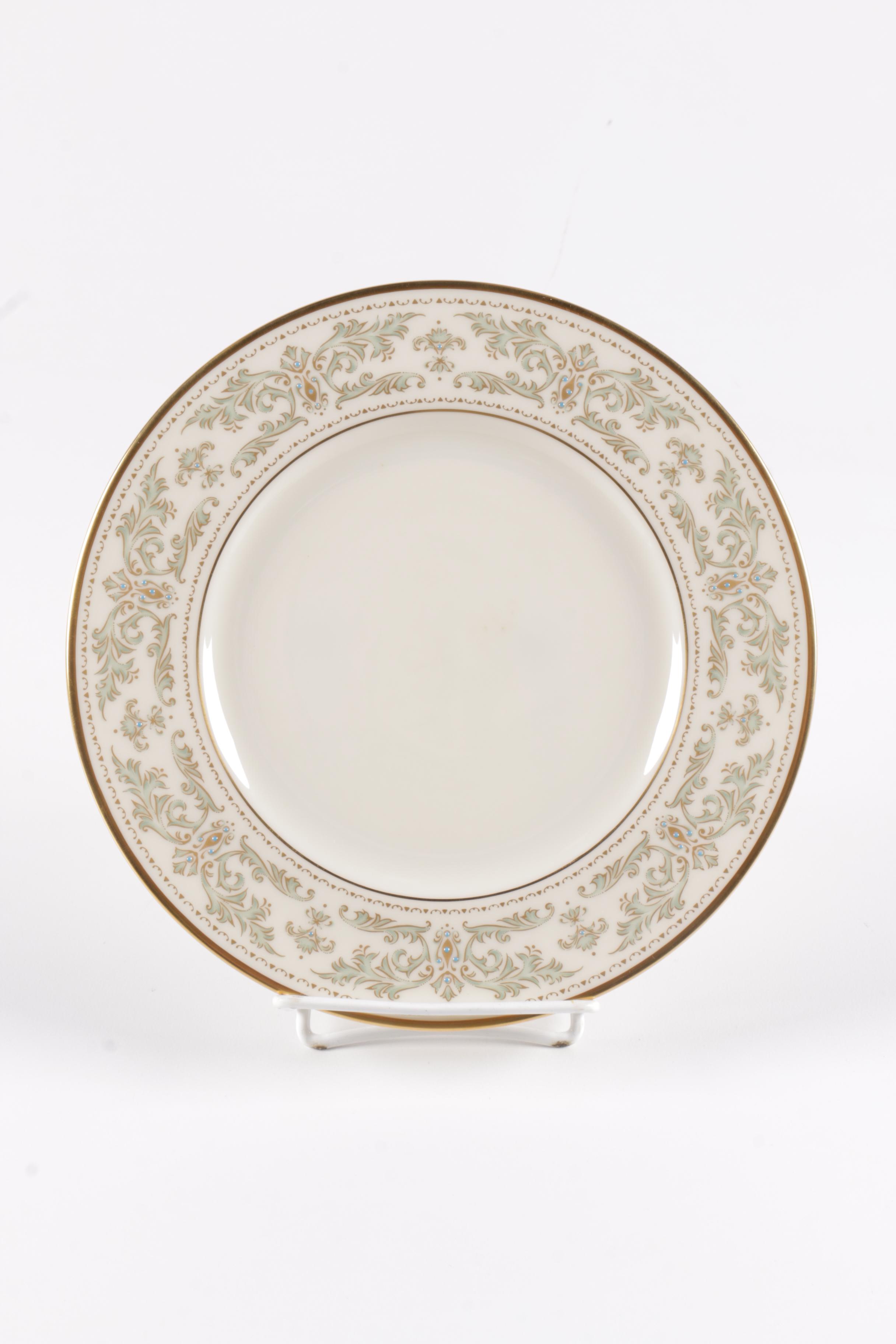 Assorted Gilt Rim Lenox Porcelain Plates