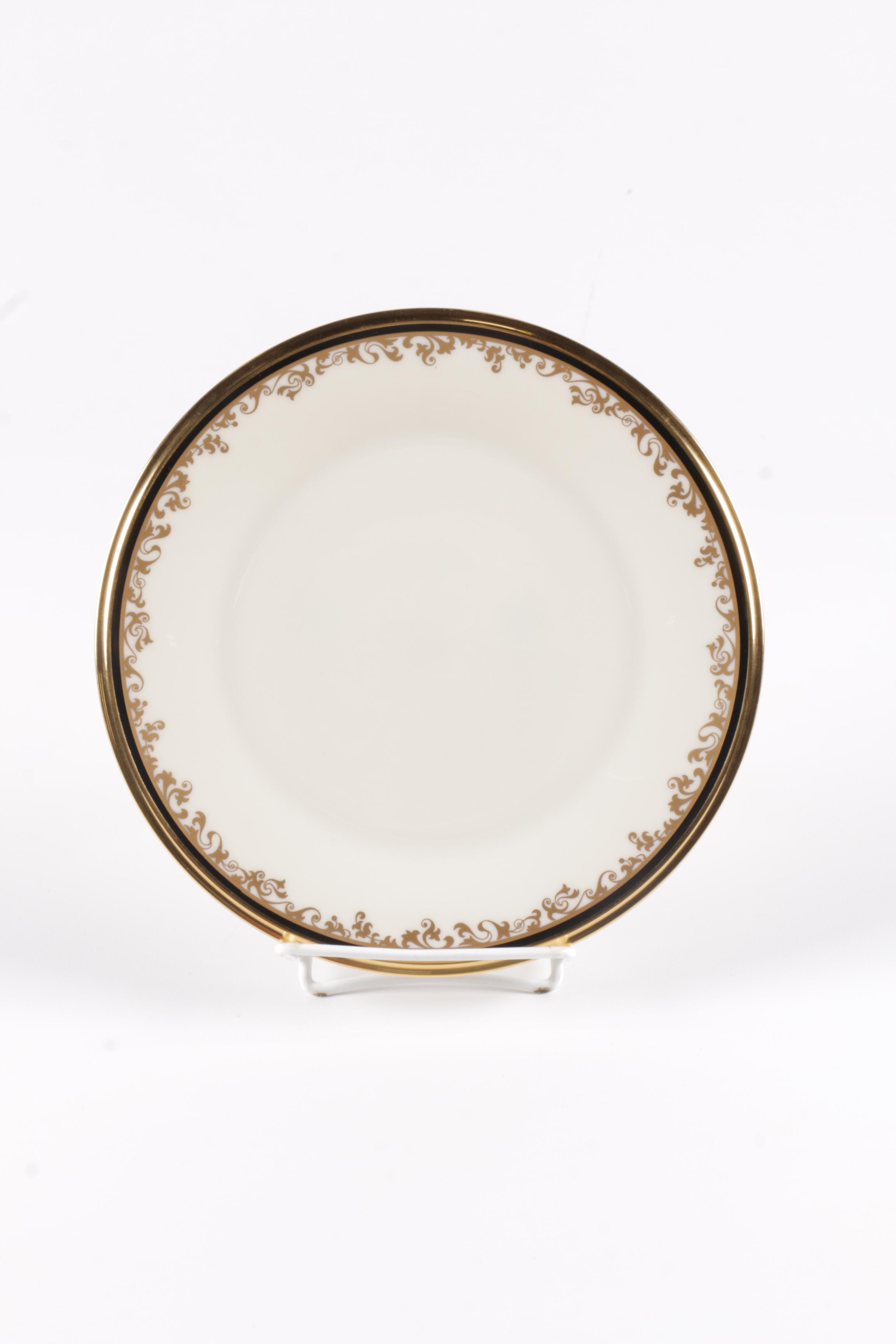 Assorted Gilt Rim Lenox Porcelain Plates