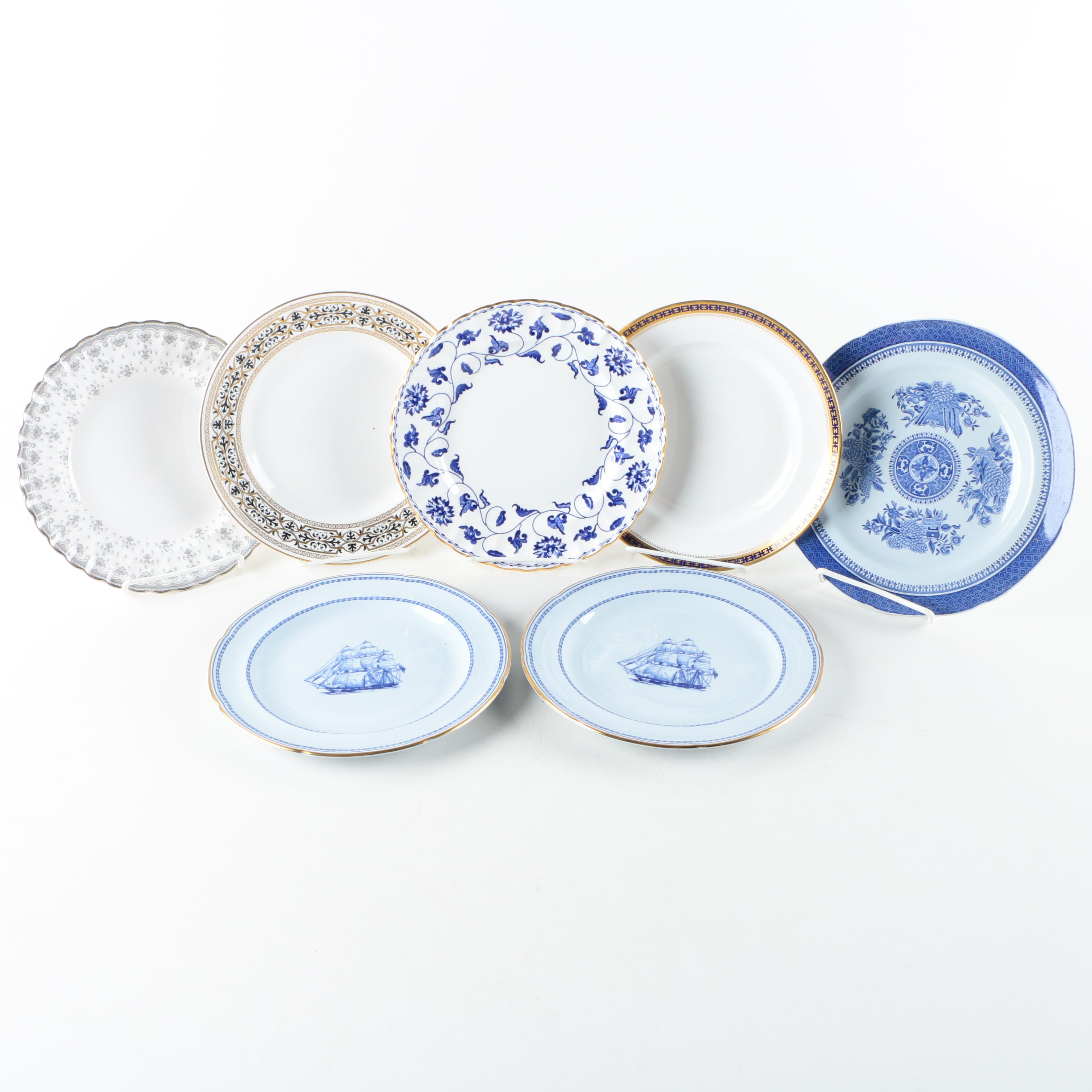 Assorted Spode Bone China Plates