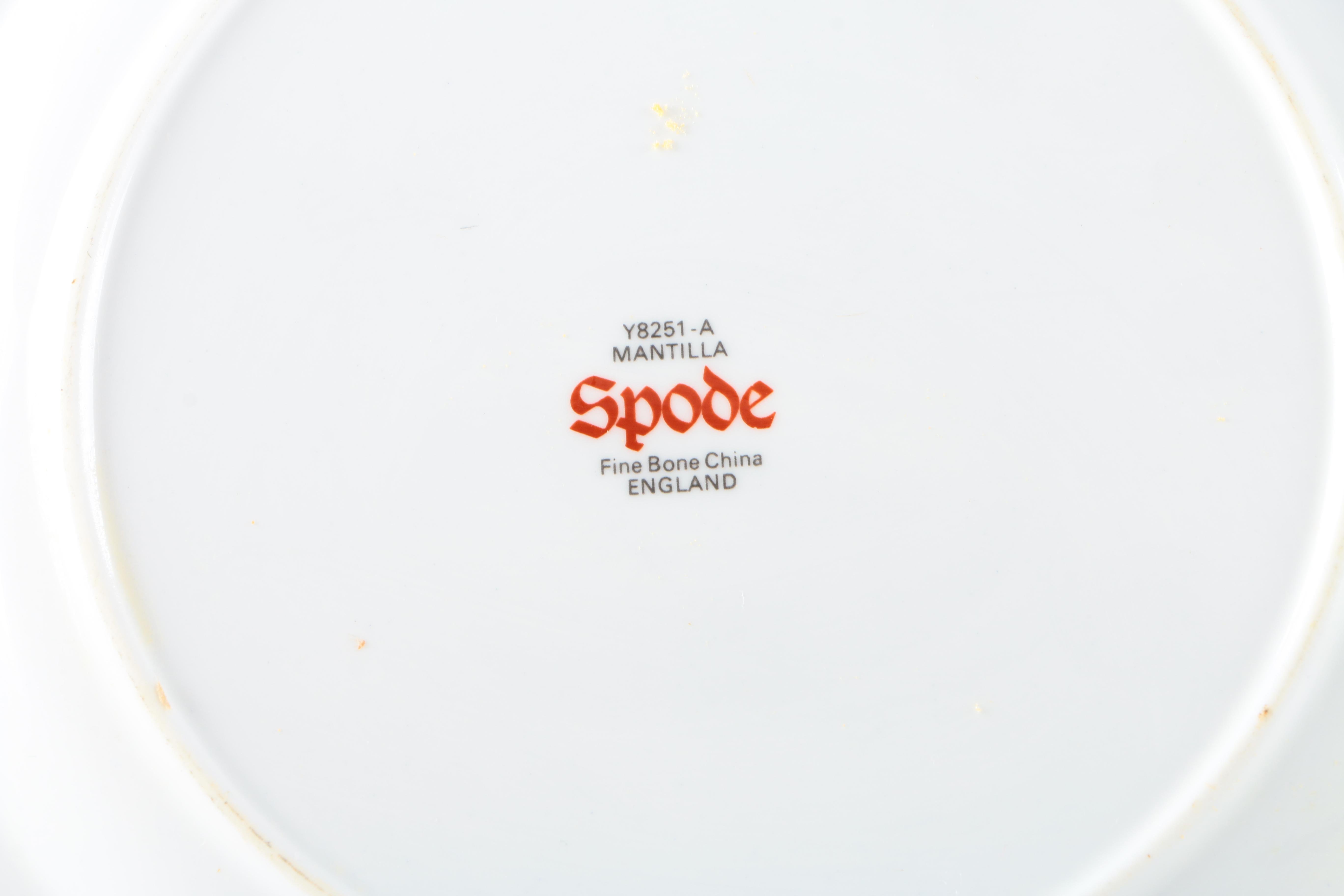 Assorted Spode Bone China Plates