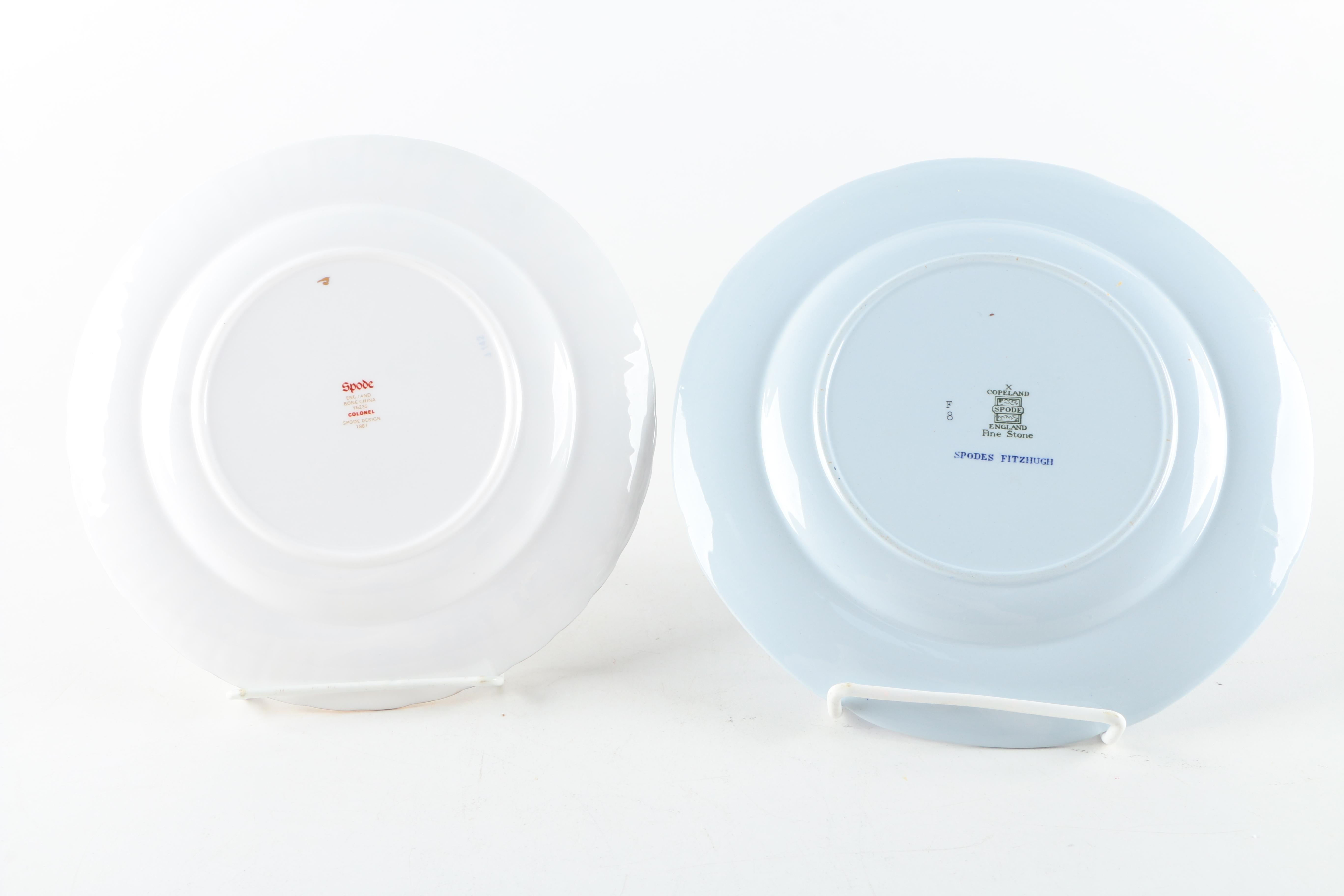 Assorted Spode Bone China Plates