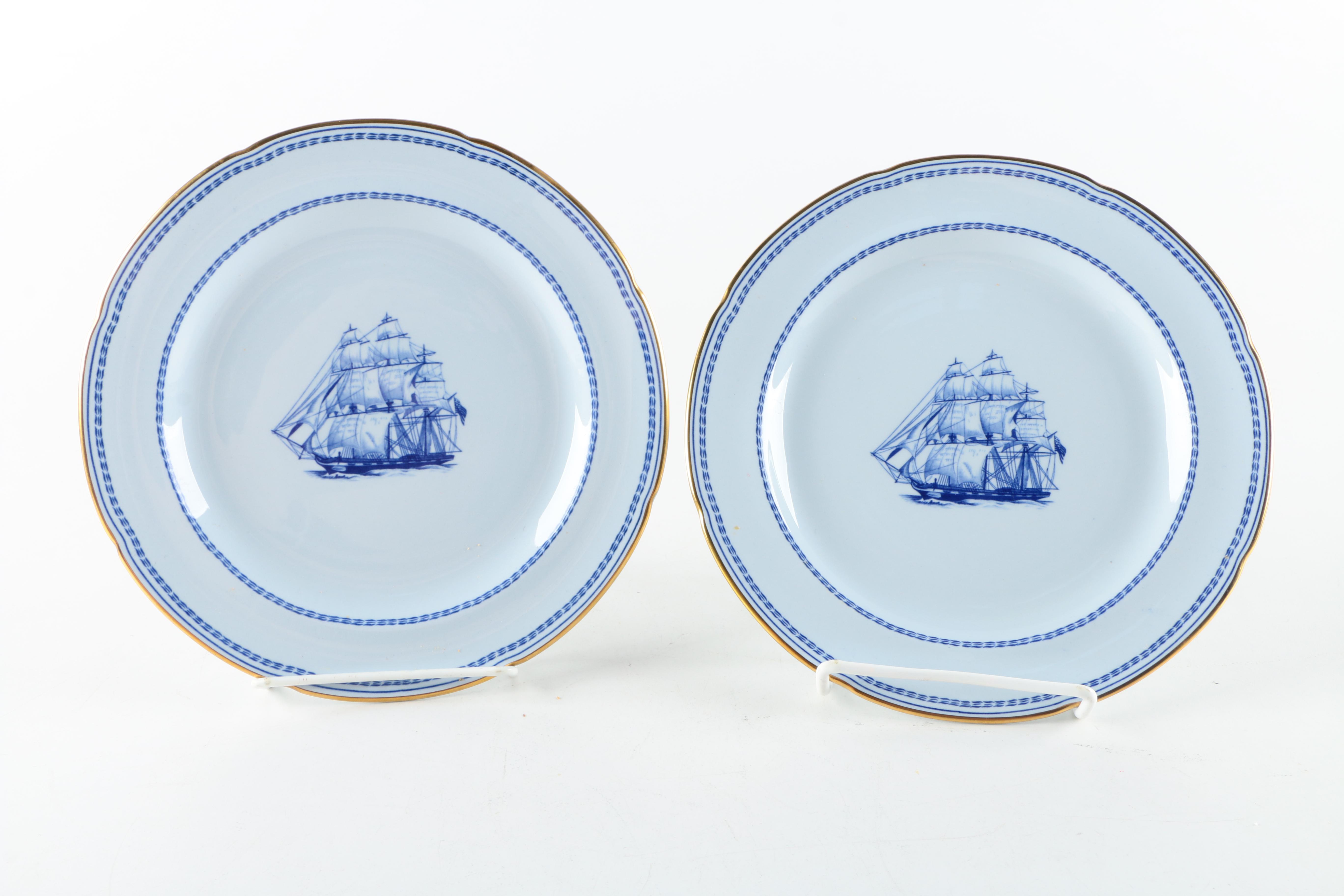 Assorted Spode Bone China Plates