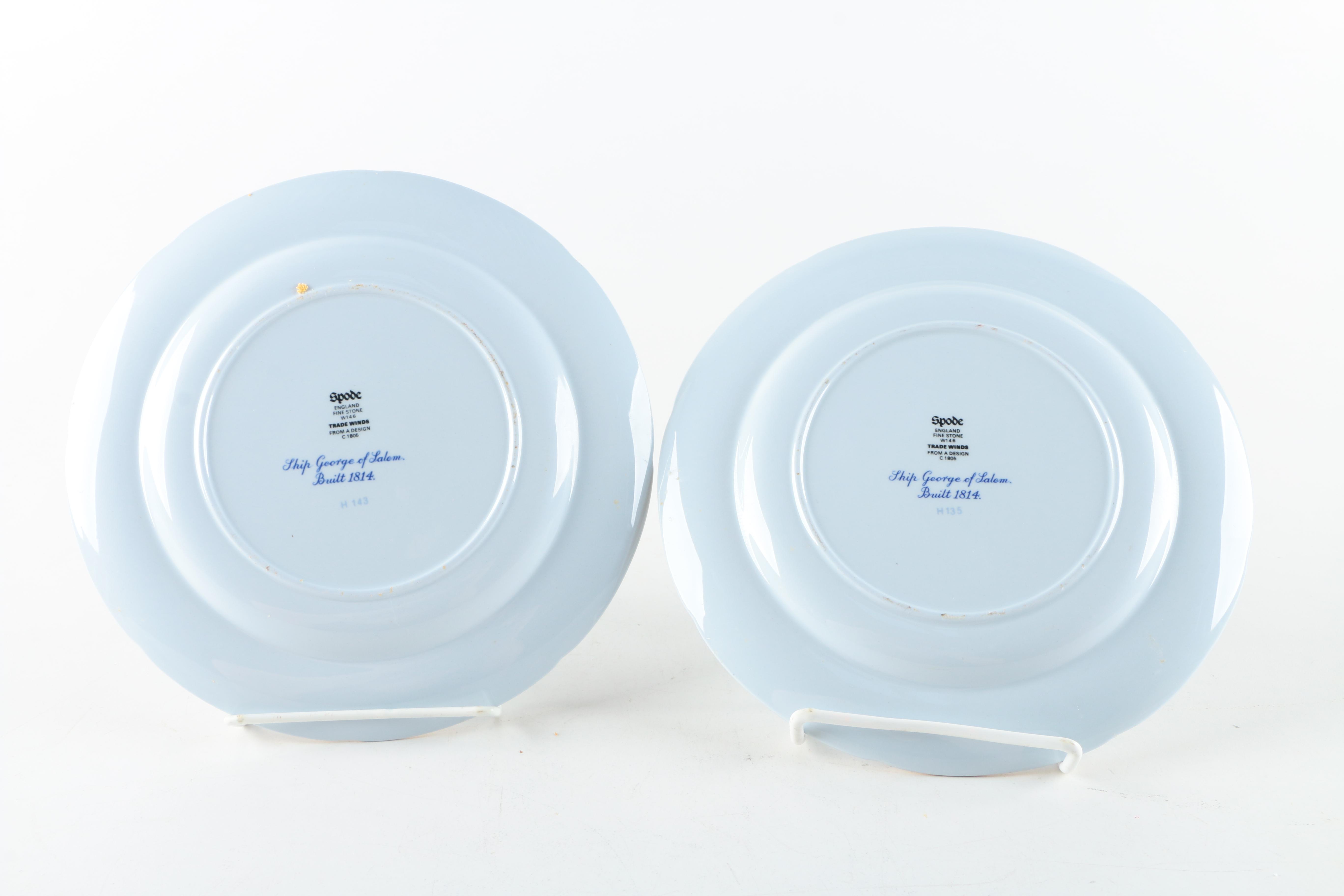 Assorted Spode Bone China Plates