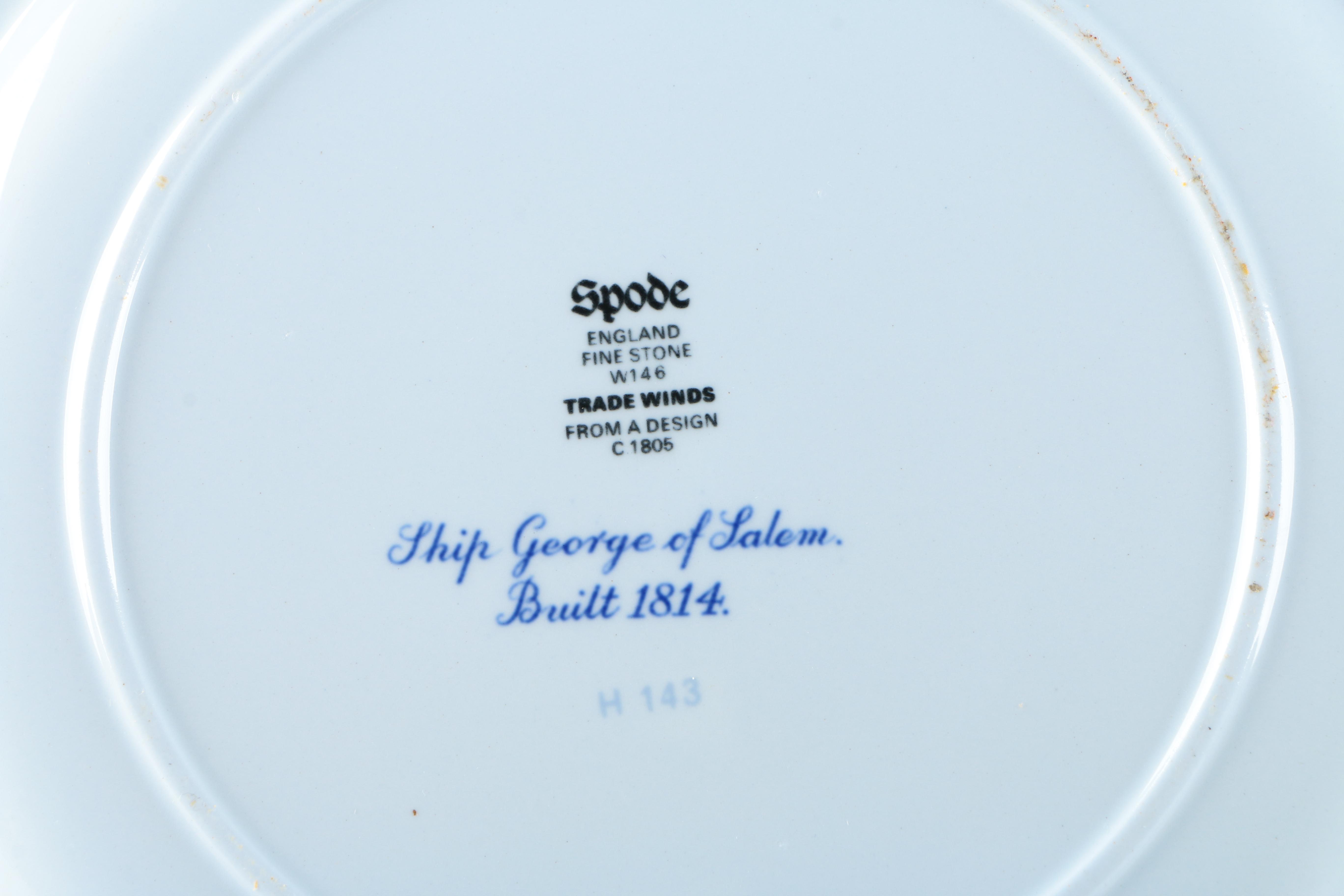 Assorted Spode Bone China Plates