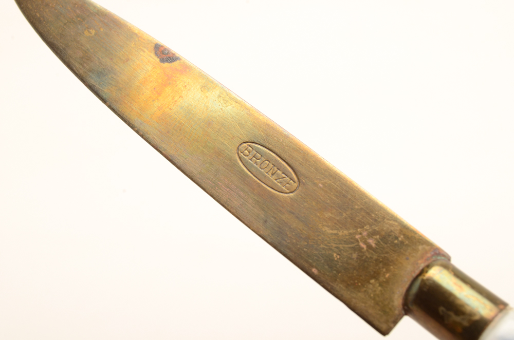 Antique German Uchatiusbronce Fruit Knives