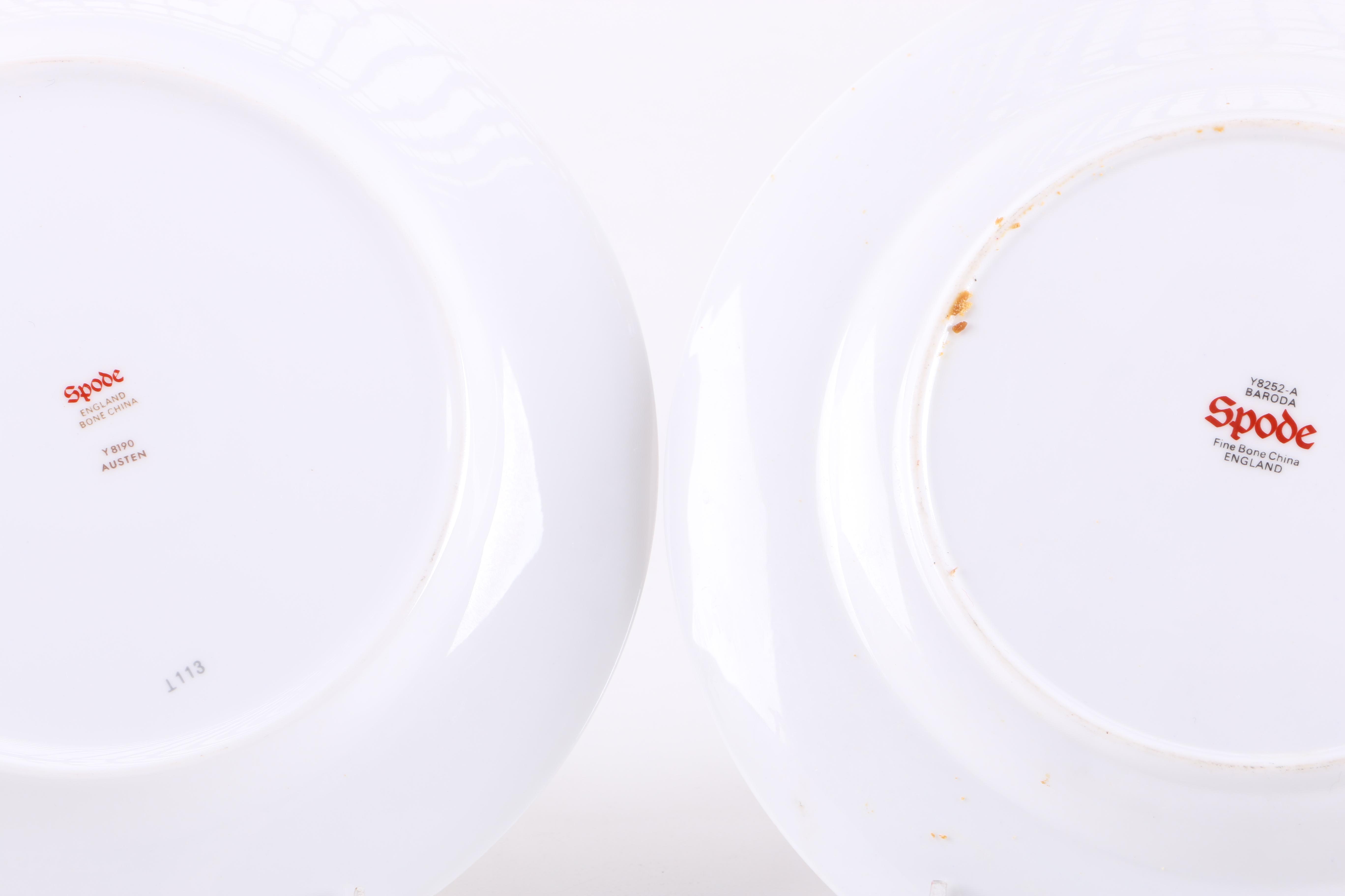 Royal Doulton and Spode Plates
