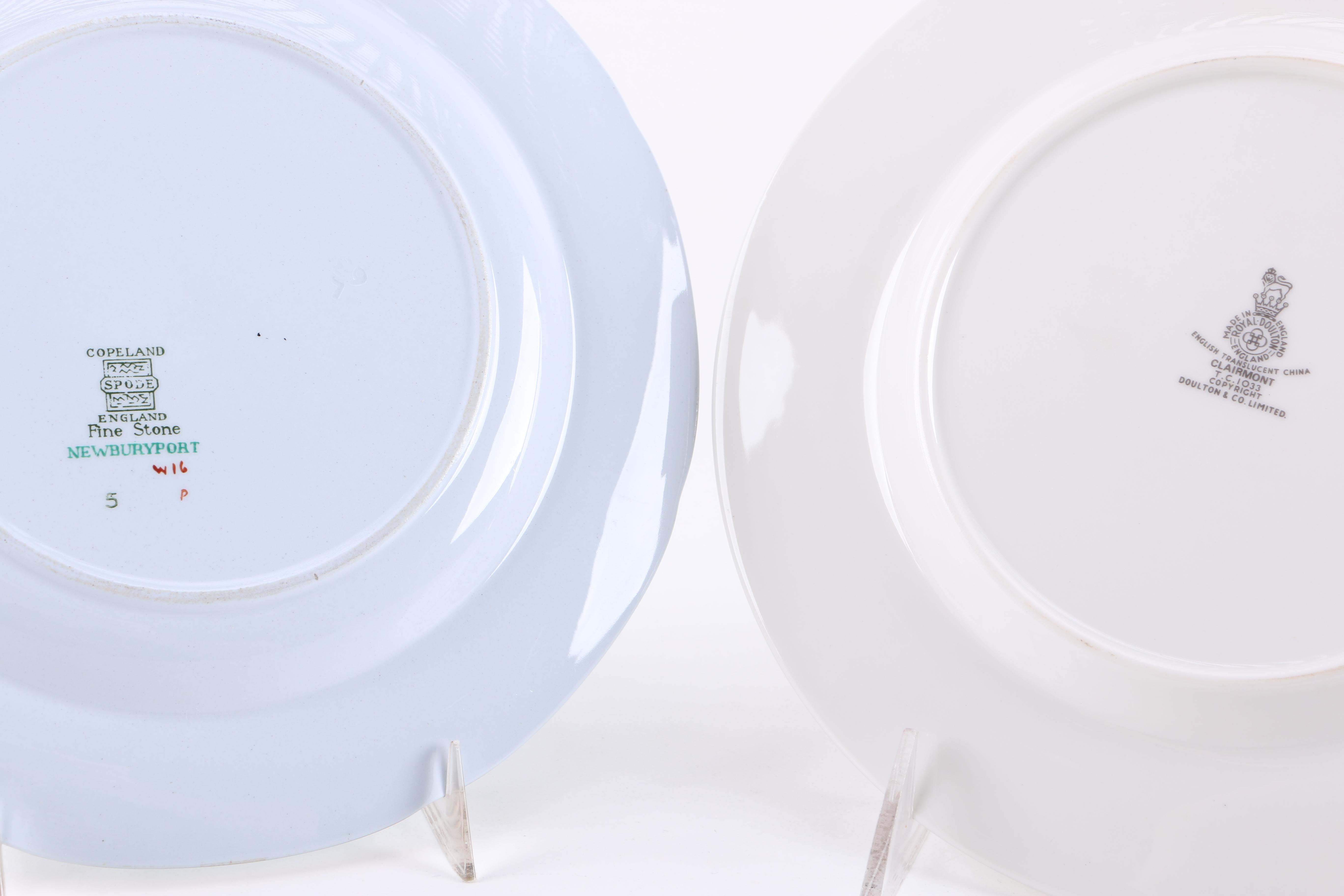 Royal Doulton and Spode Plates