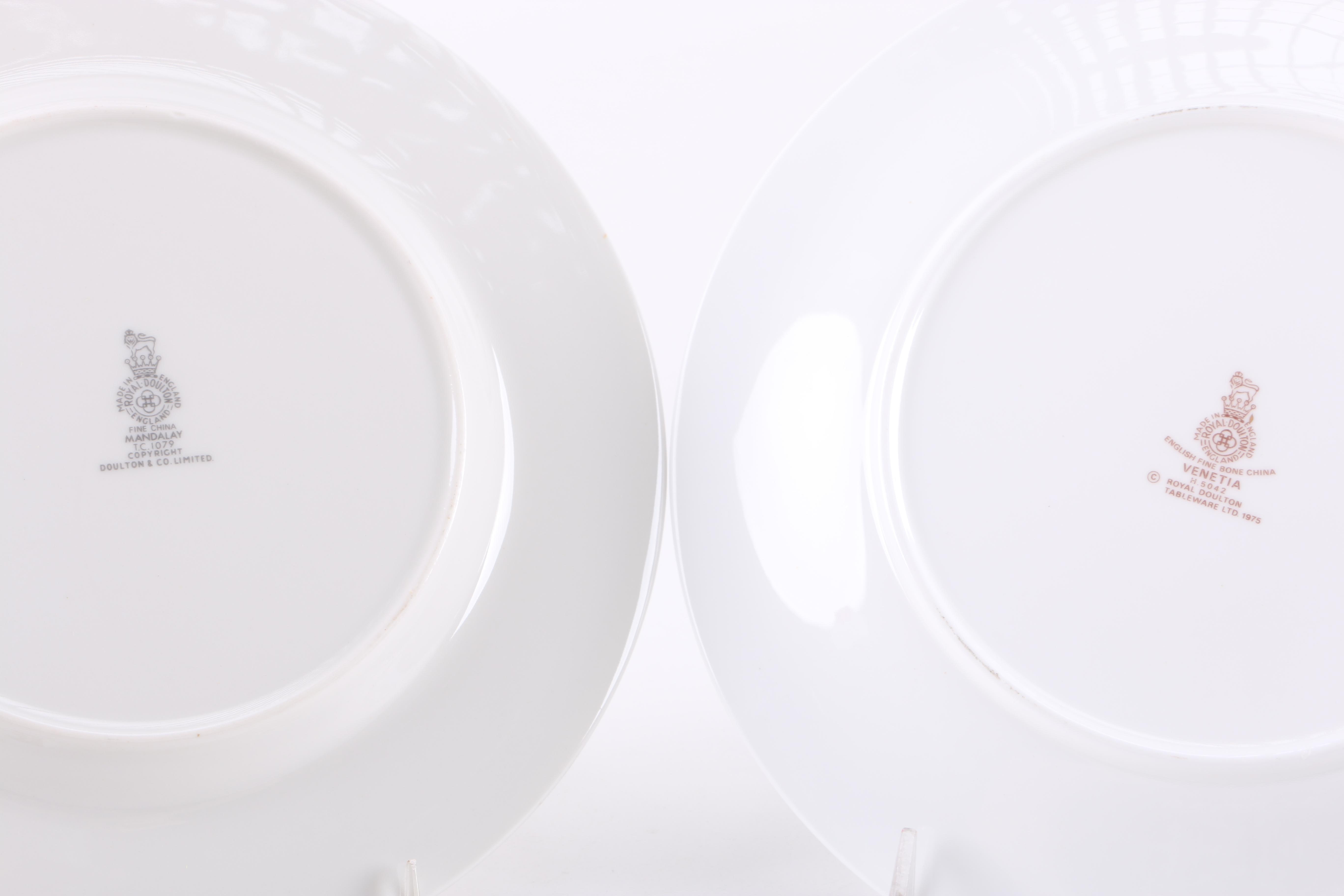 Royal Doulton and Spode Plates